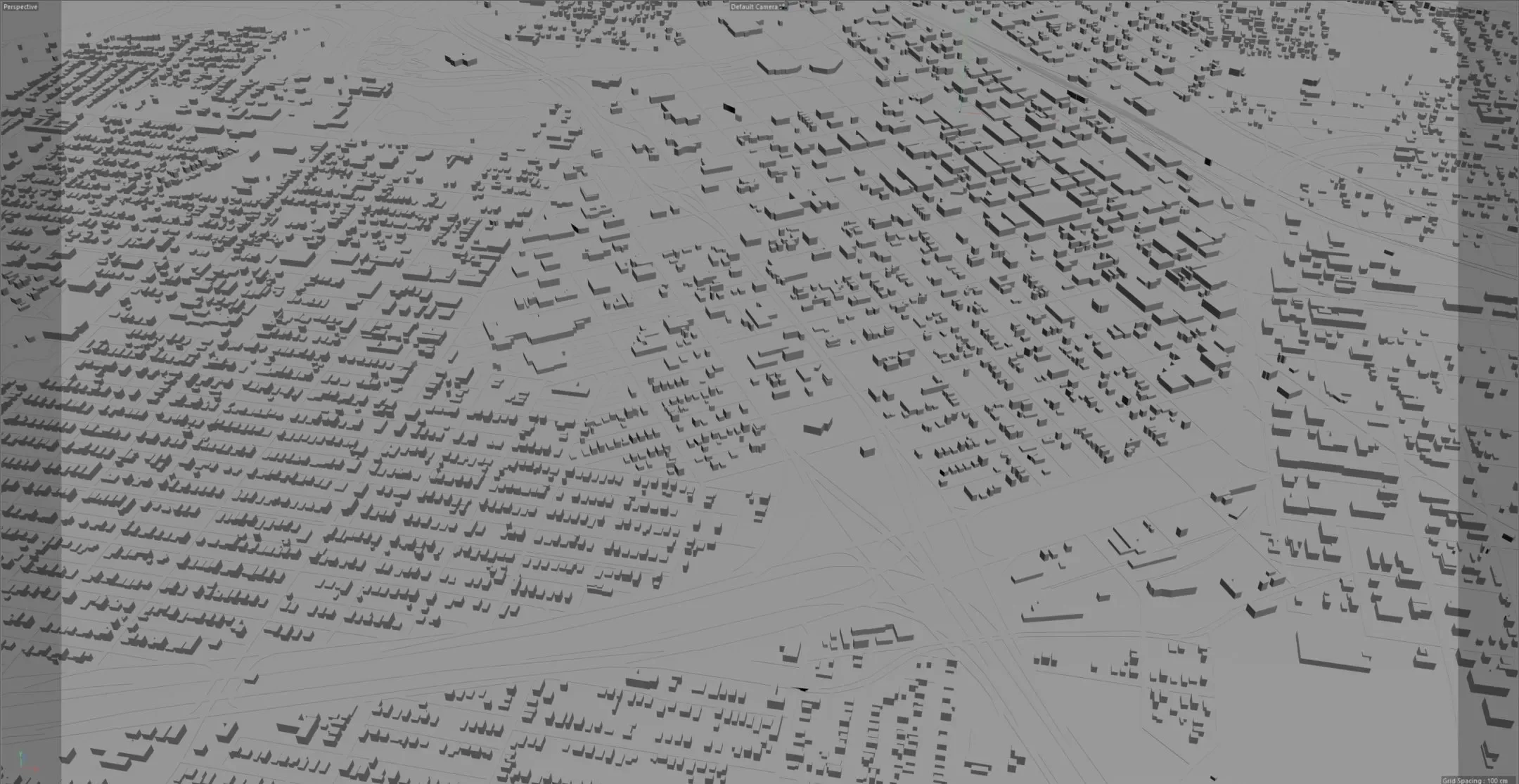 Wichita Falls city Texas USA 3d model 30km