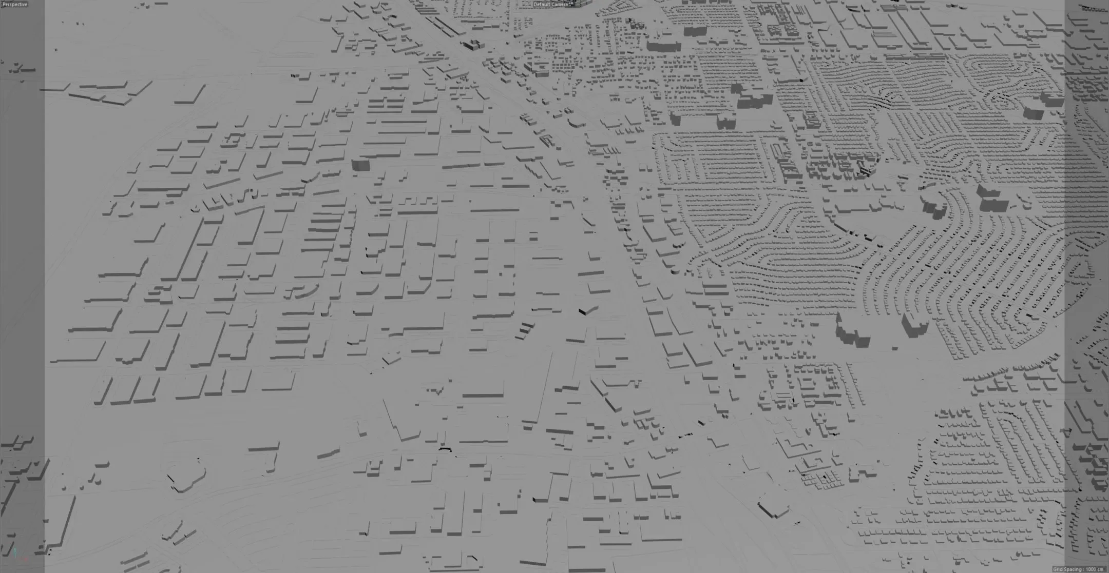 Carrollton city Texas USA 3d model 25km