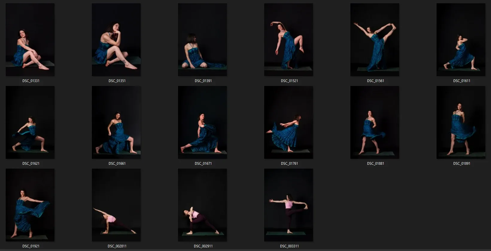 160 Photo / Female Poses / Yoga / Reference pack