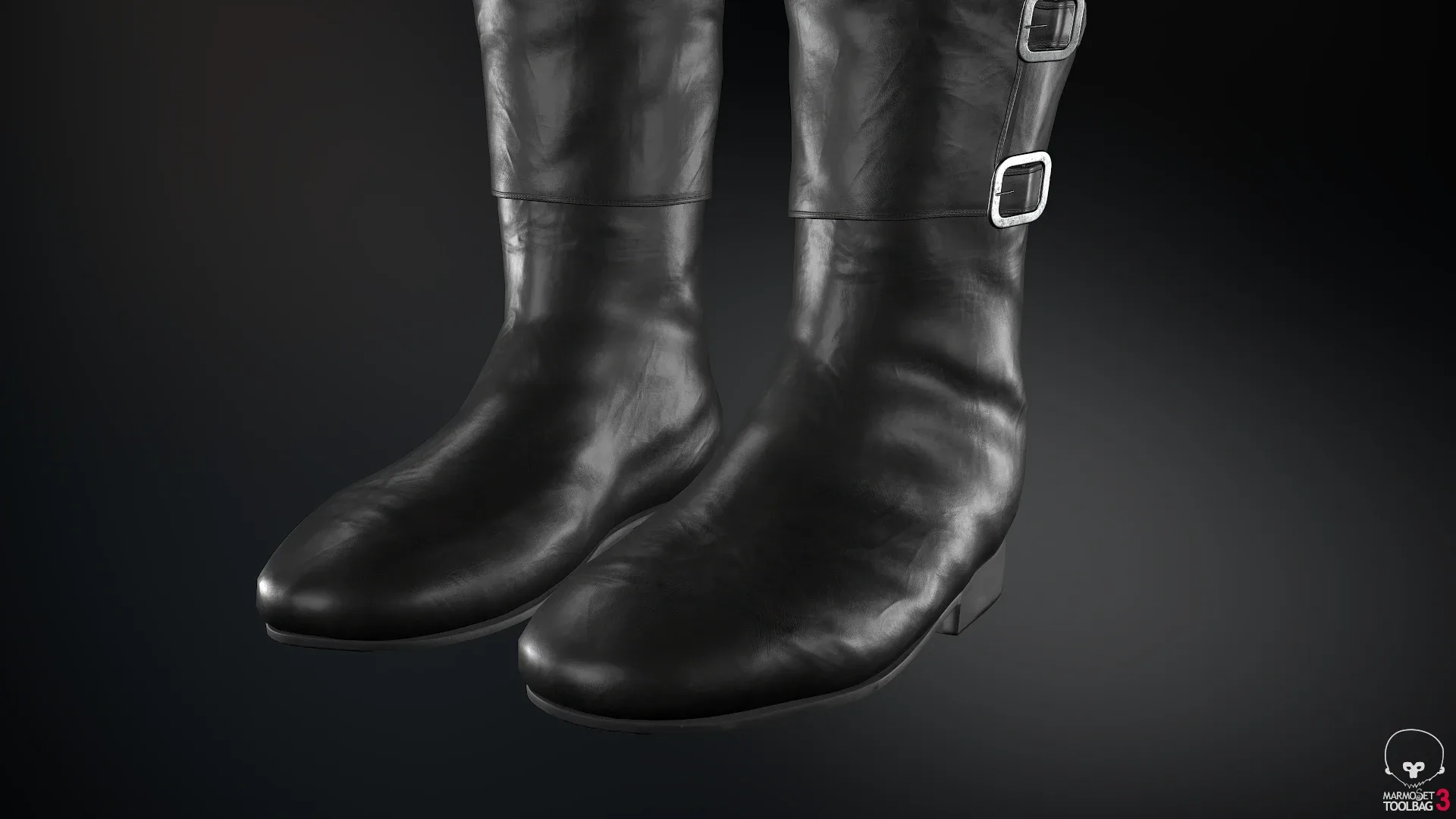 Black Leather Boots 2