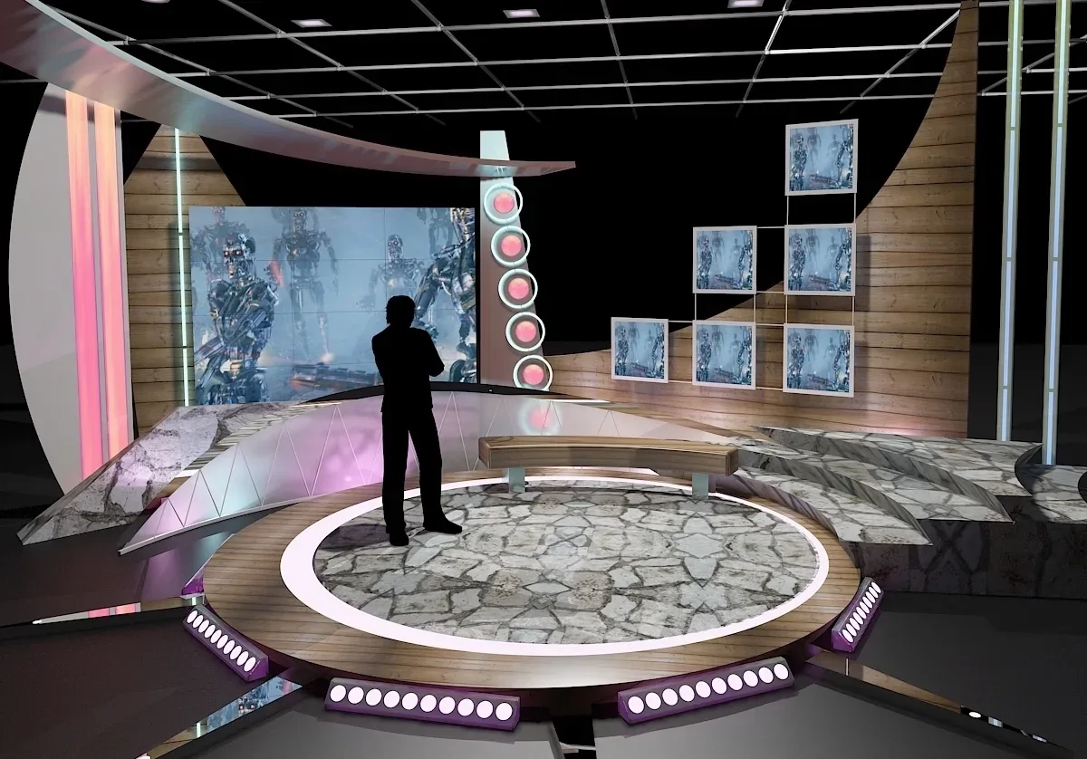 Virtual TV Studio Sets - Collection Vol 13 - 9 PCS DESIGN