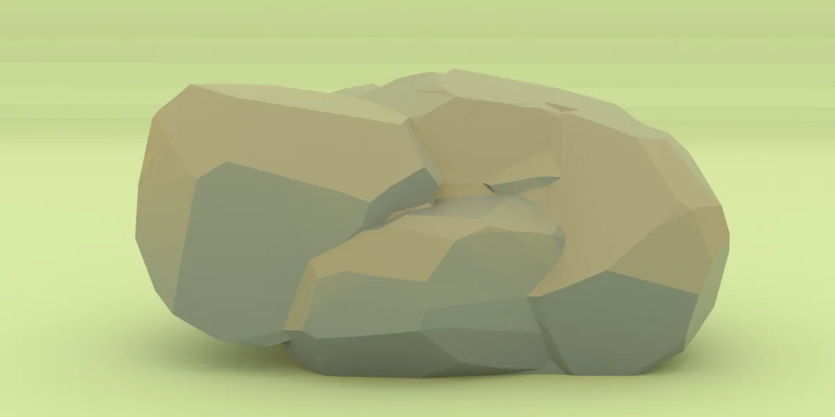 Low Poly Rock Pack 2