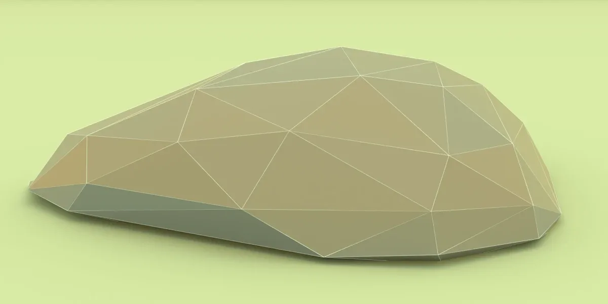Low Poly Rock Pack 2