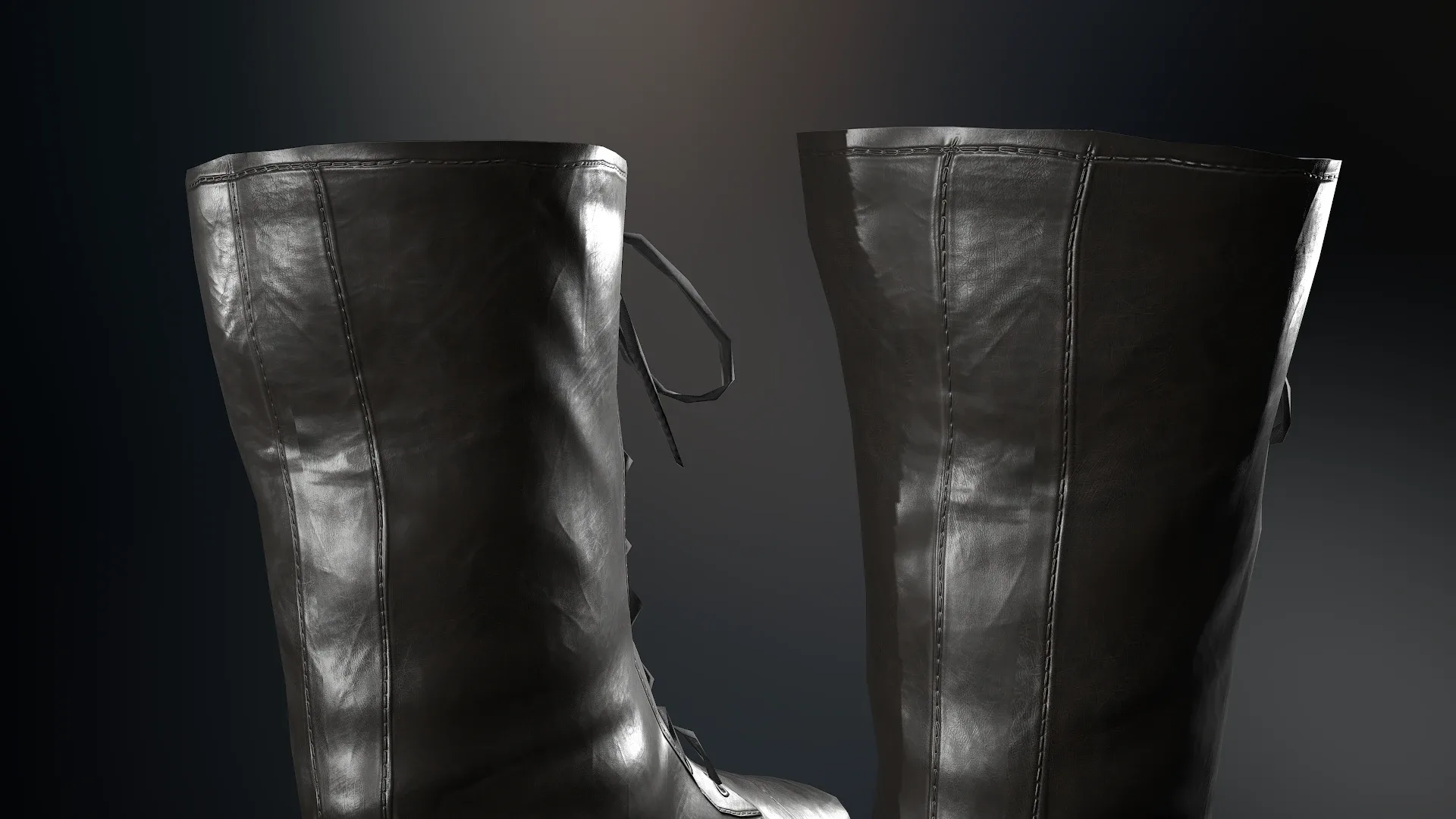 Black Leather Boots 5