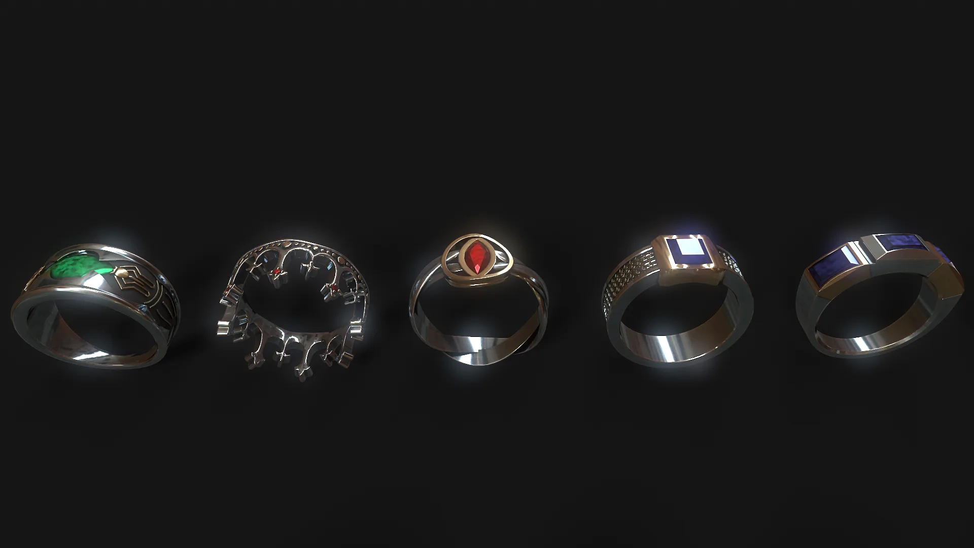 The 20 Rings Of Power LOTR