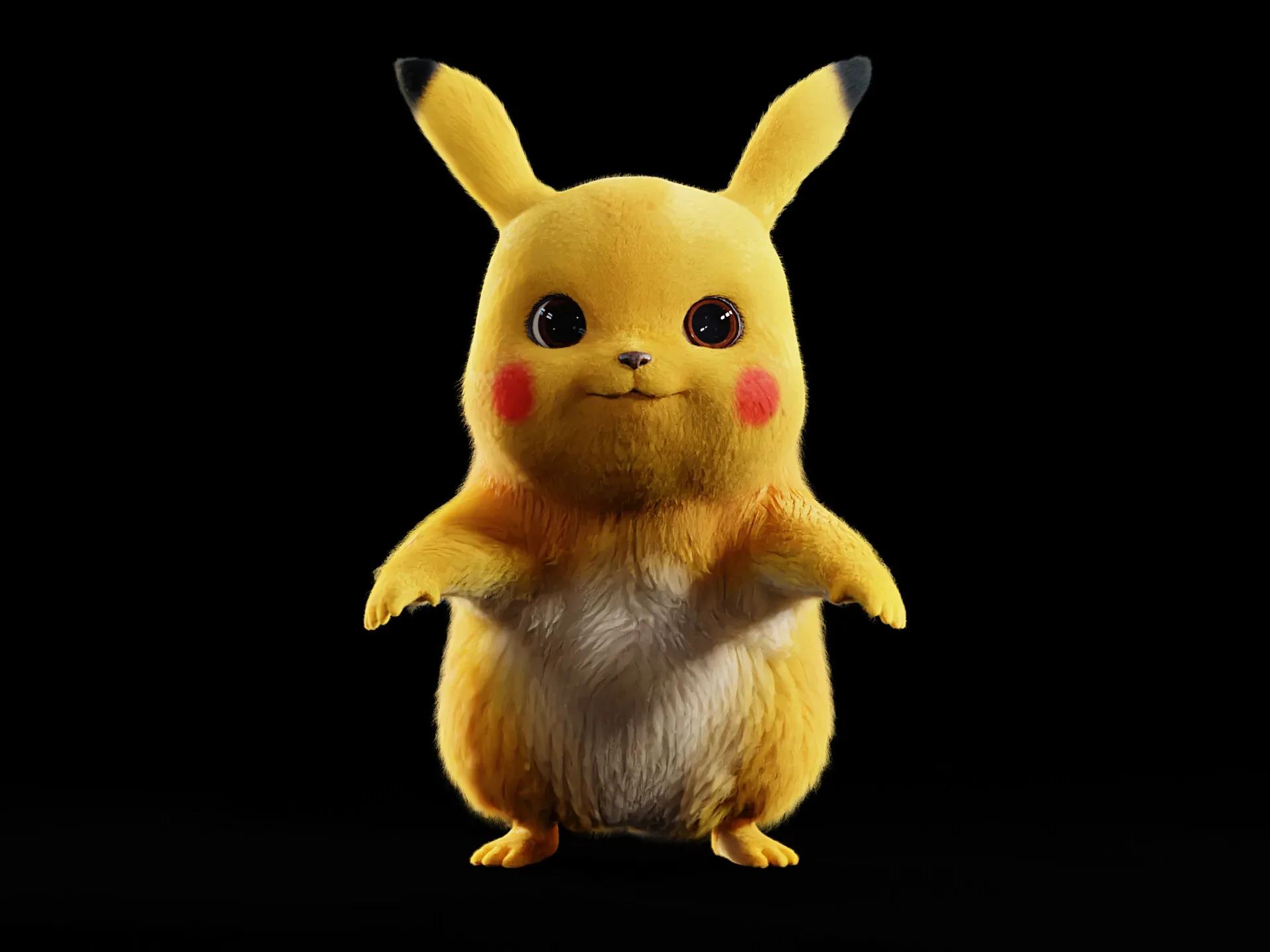 Pikachu - 3D Model | Ash's Cap | Pokeball