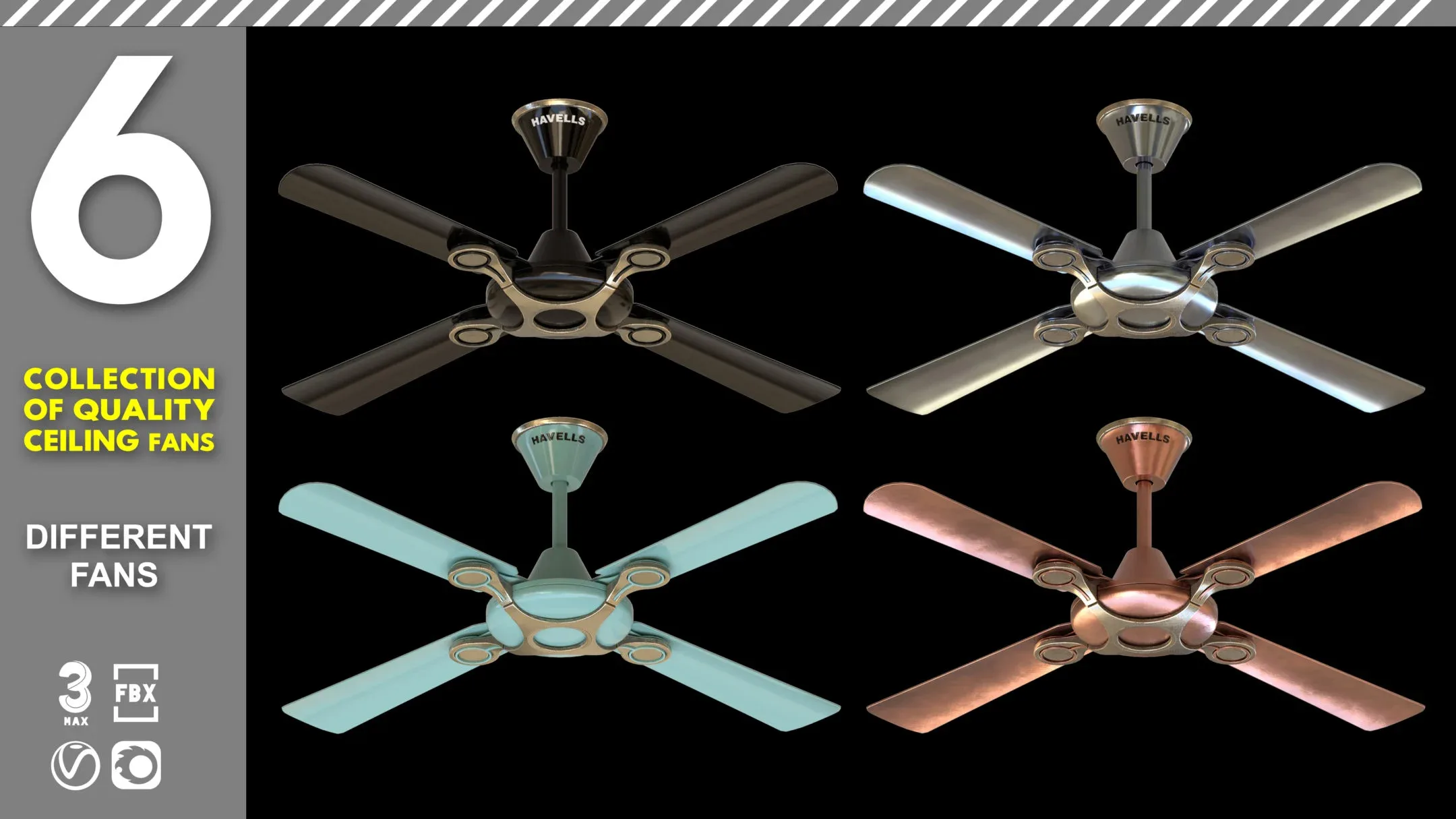 collection of quality ceiling fans