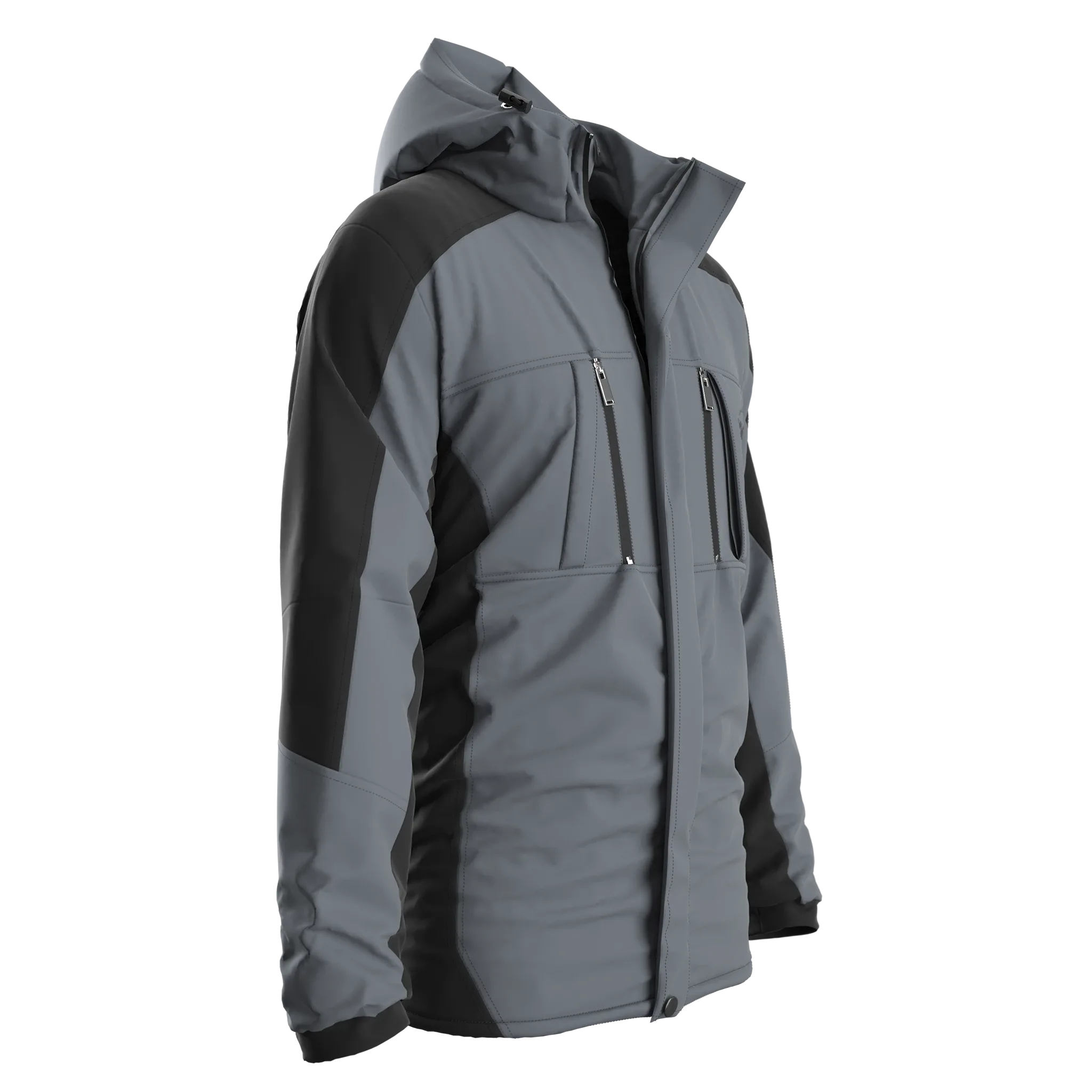 Men's Waterproof Mountain Jacket, Marvelous Designer, Clo3d