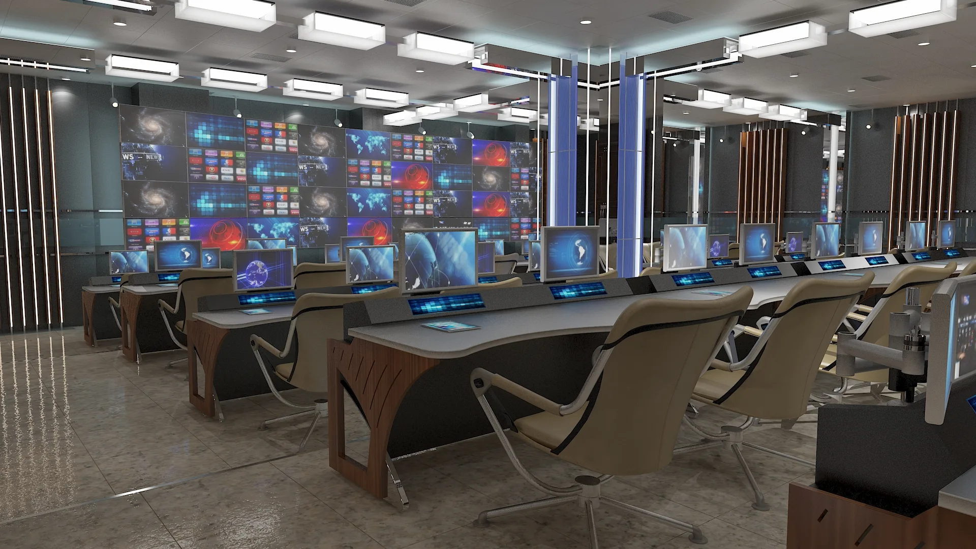 TV Studio Control Room 1