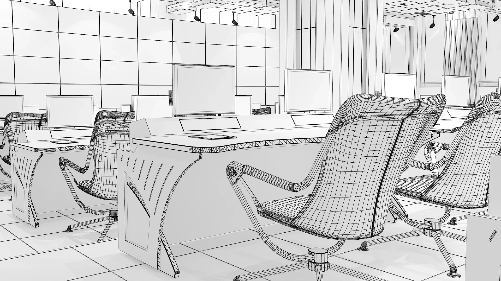 TV Studio Control Room 1