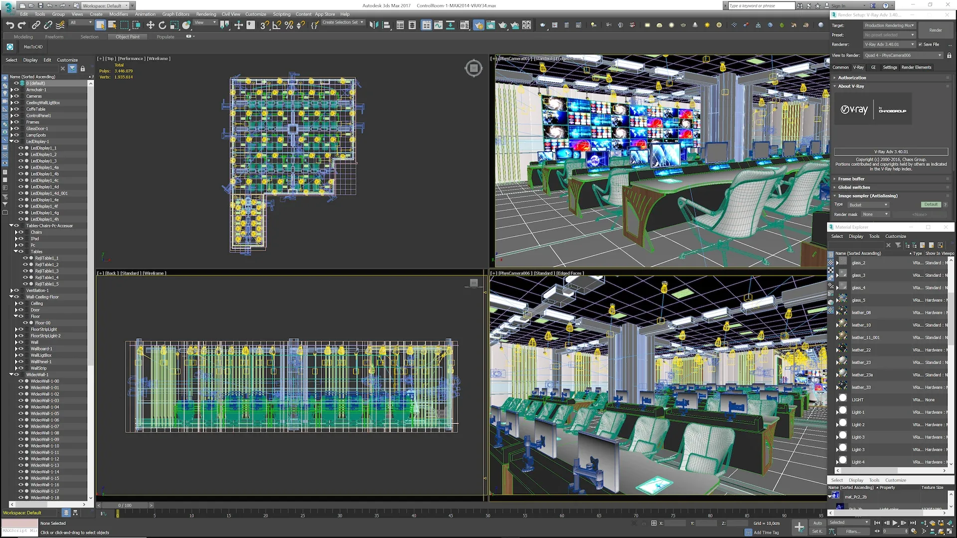 TV Studio Control Room 1