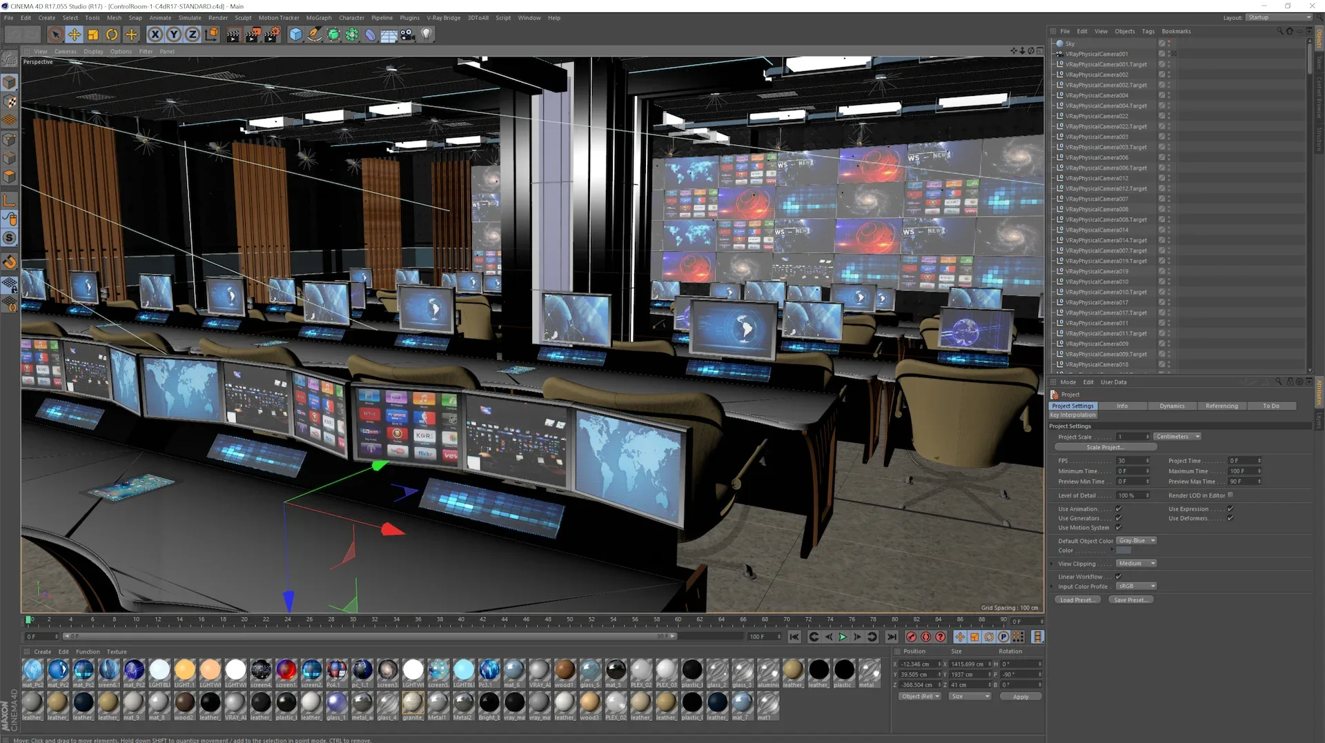 TV Studio Control Room 1