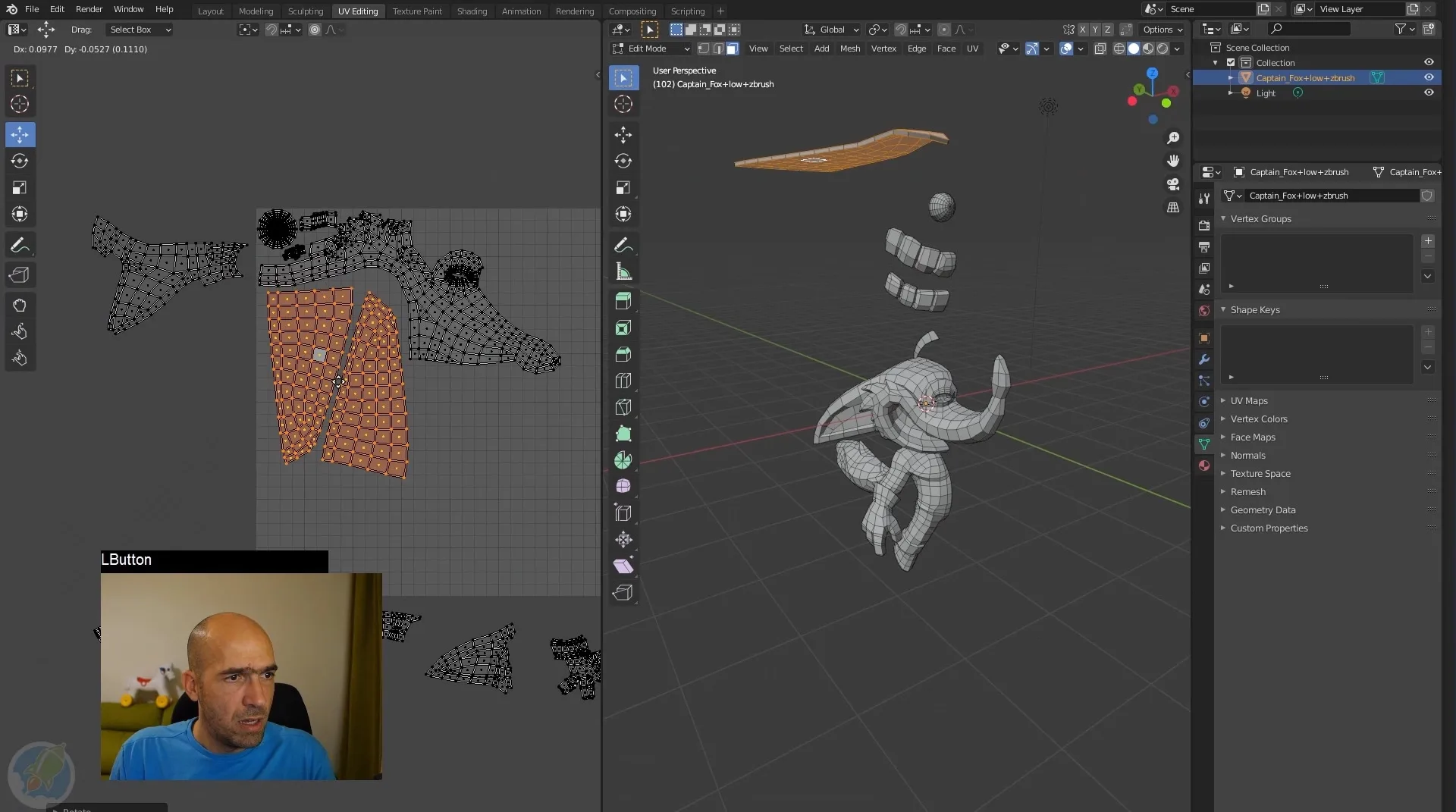 Zbrush-Blender-Substance Painter Full 3D Game Character Tutorial for Absolute Beginners