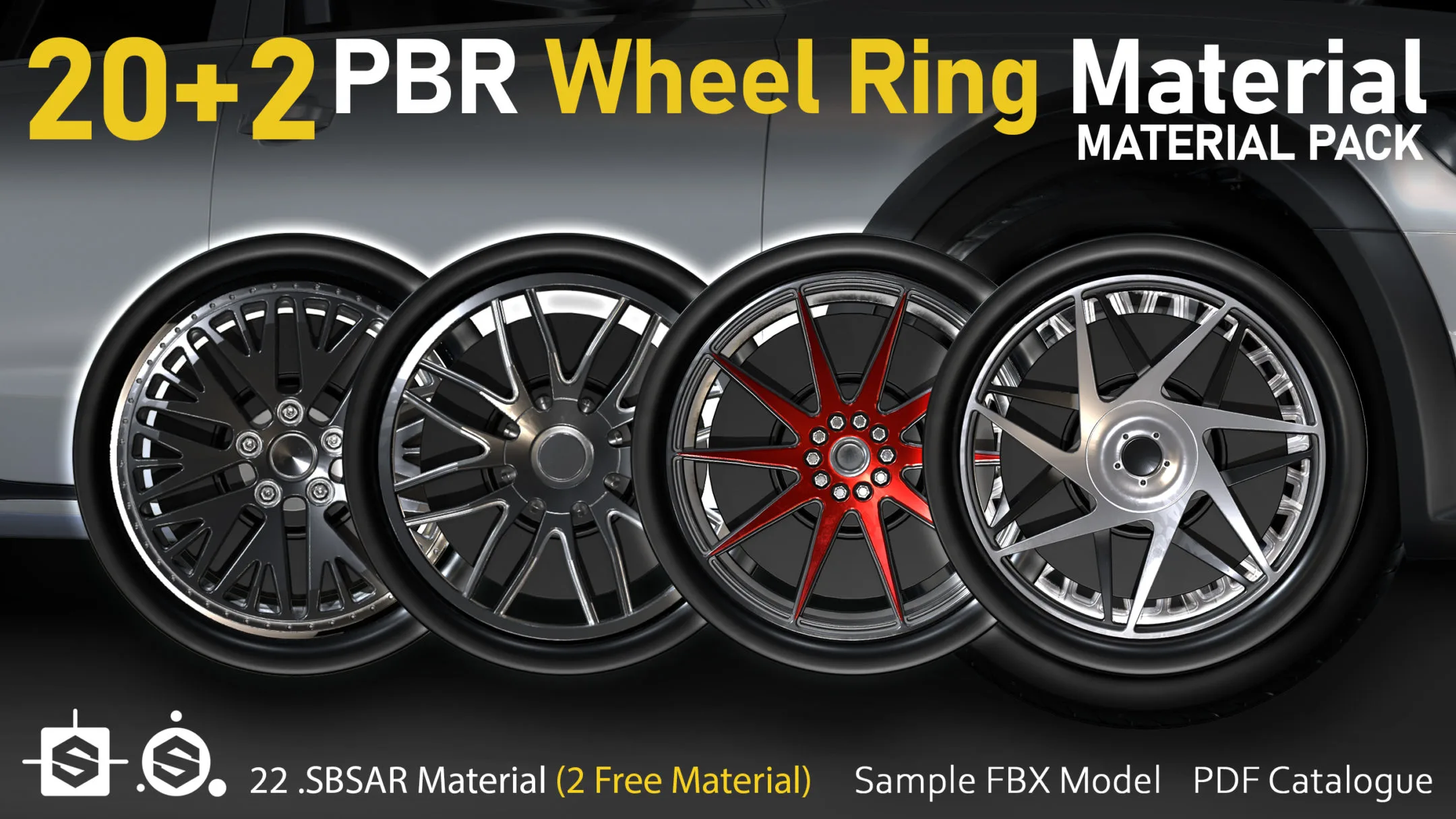 20+2 PBR Wheel Ring Material