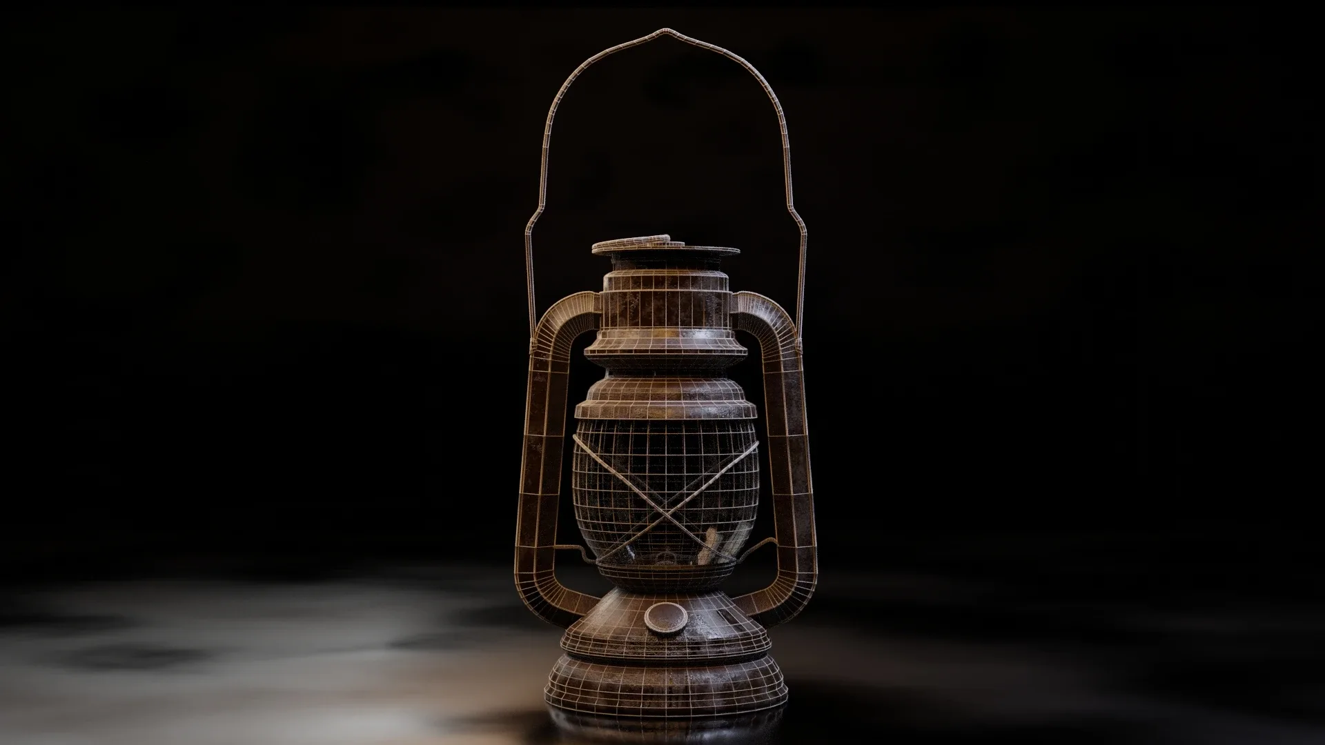 Old Oil Lantern-Lantern