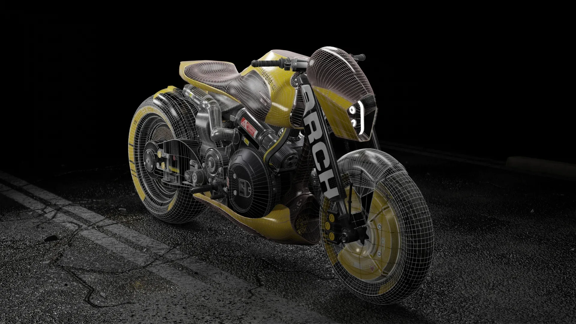 Cyberpunk ARCH Motorcycle