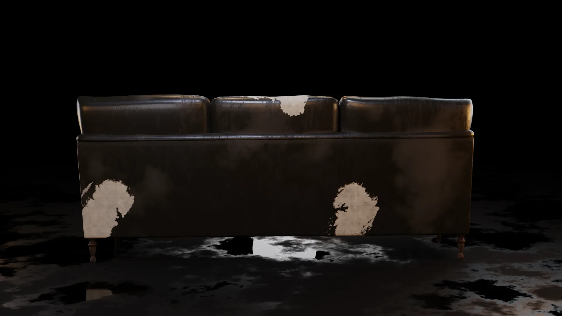 Old Damaged Couch