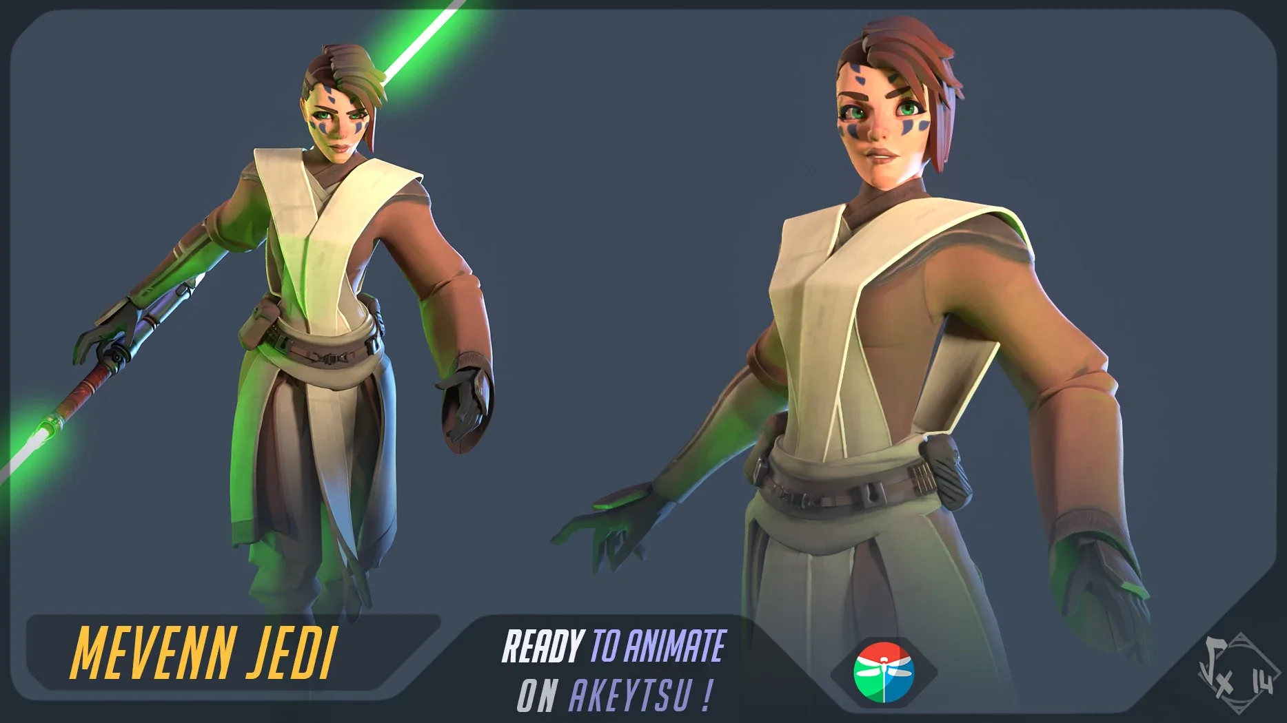 Mevenn - Jedi - Full Rig + 3 skins