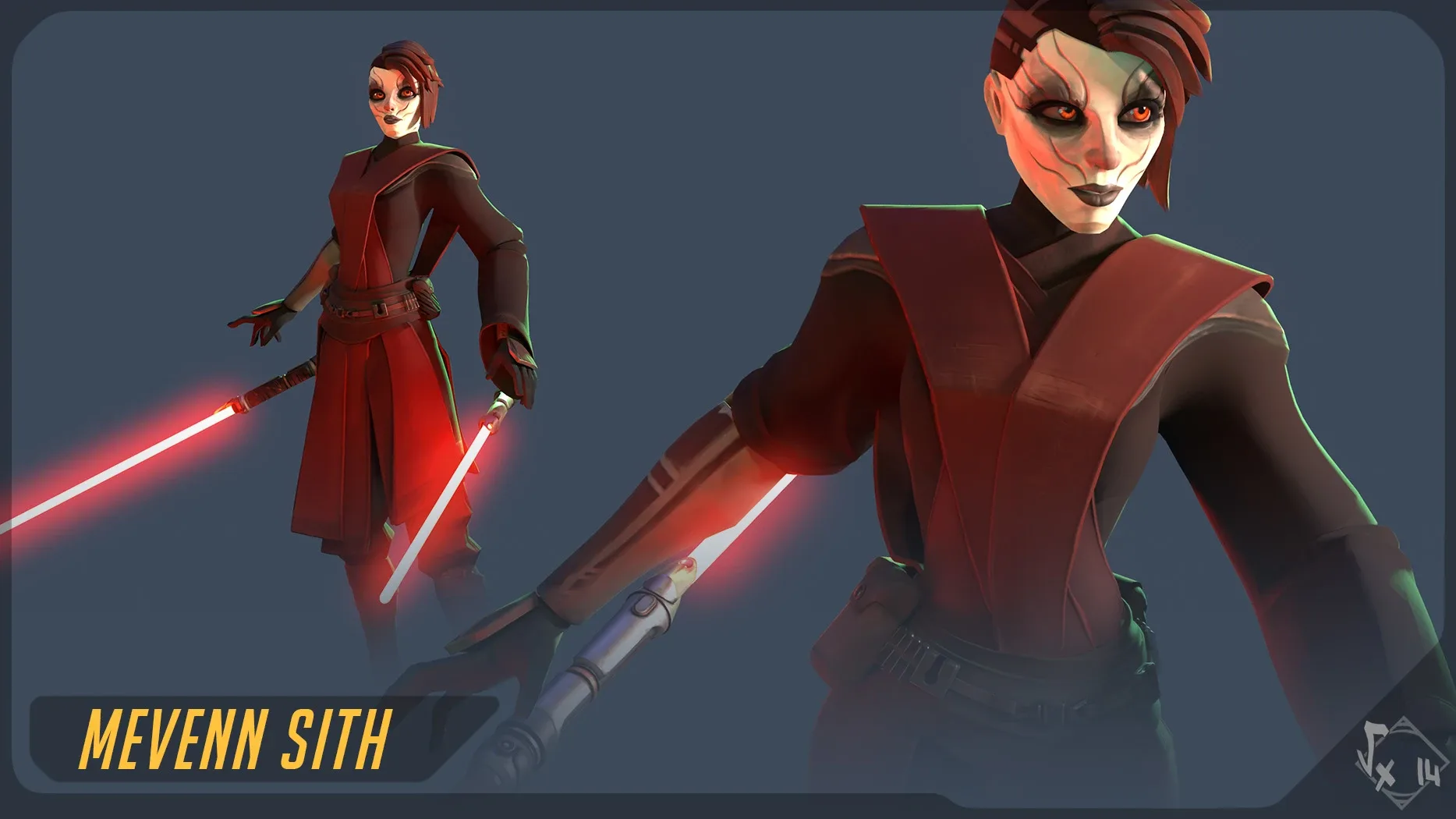 Mevenn - Jedi - Full Rig + 3 skins