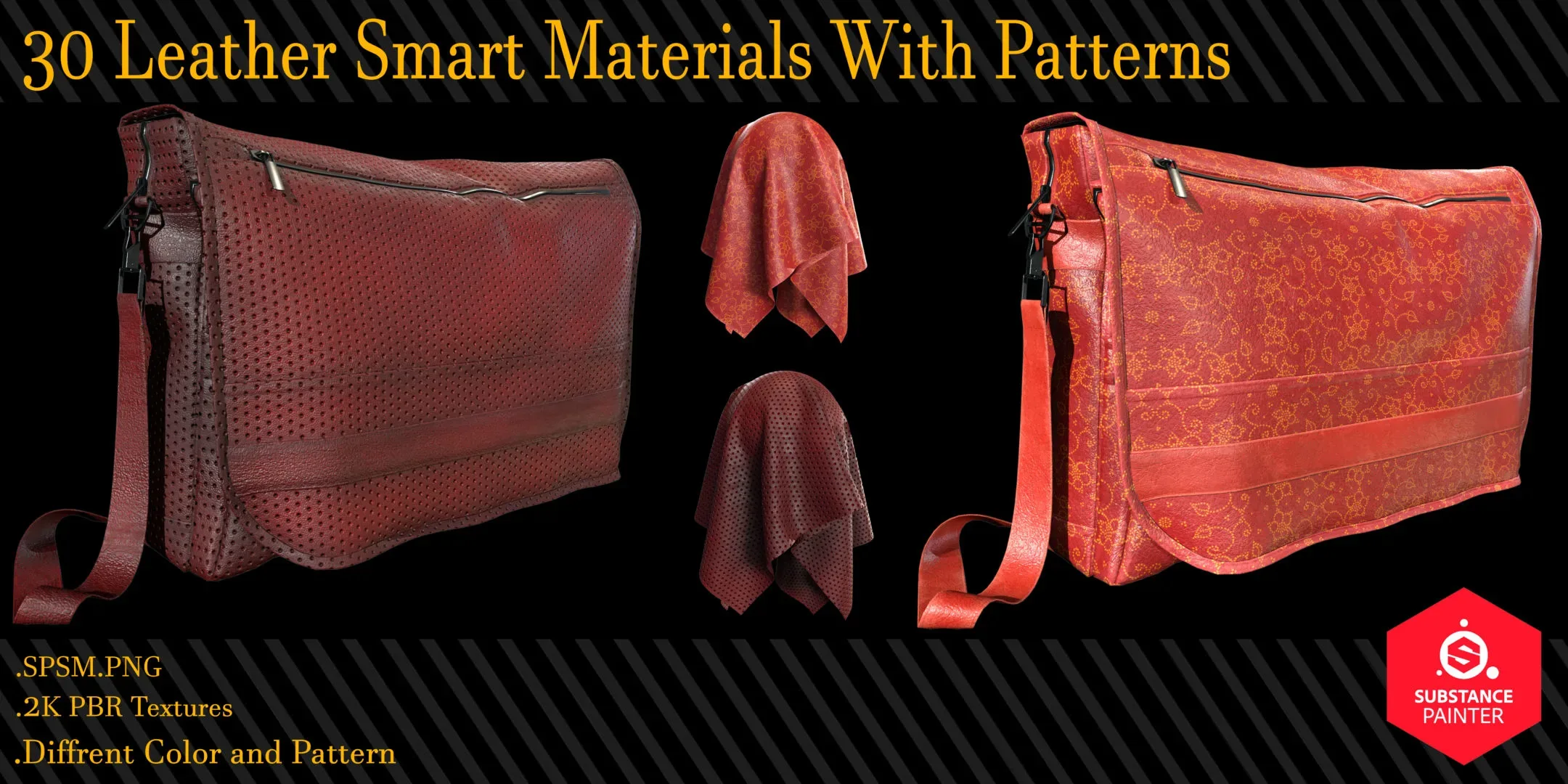 30 Leather Smart Materials With Patterns