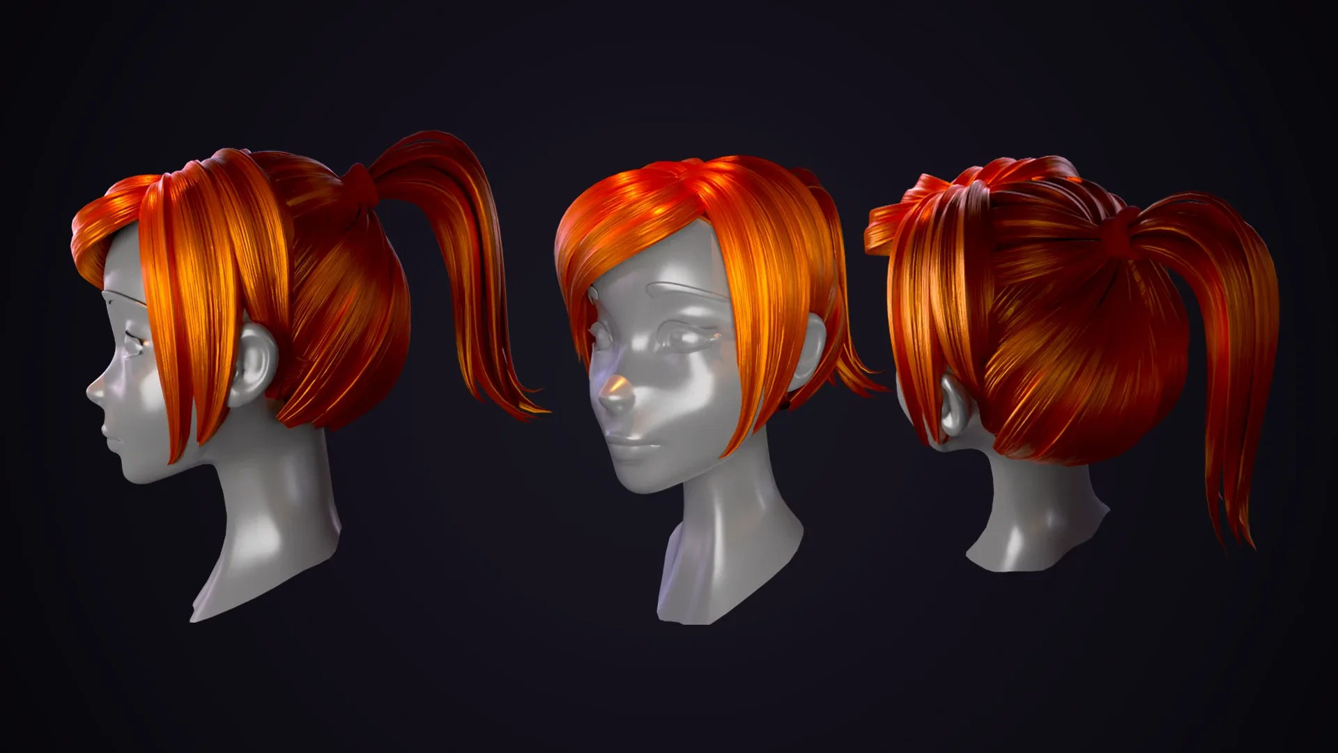 Hair Pack 10 Models