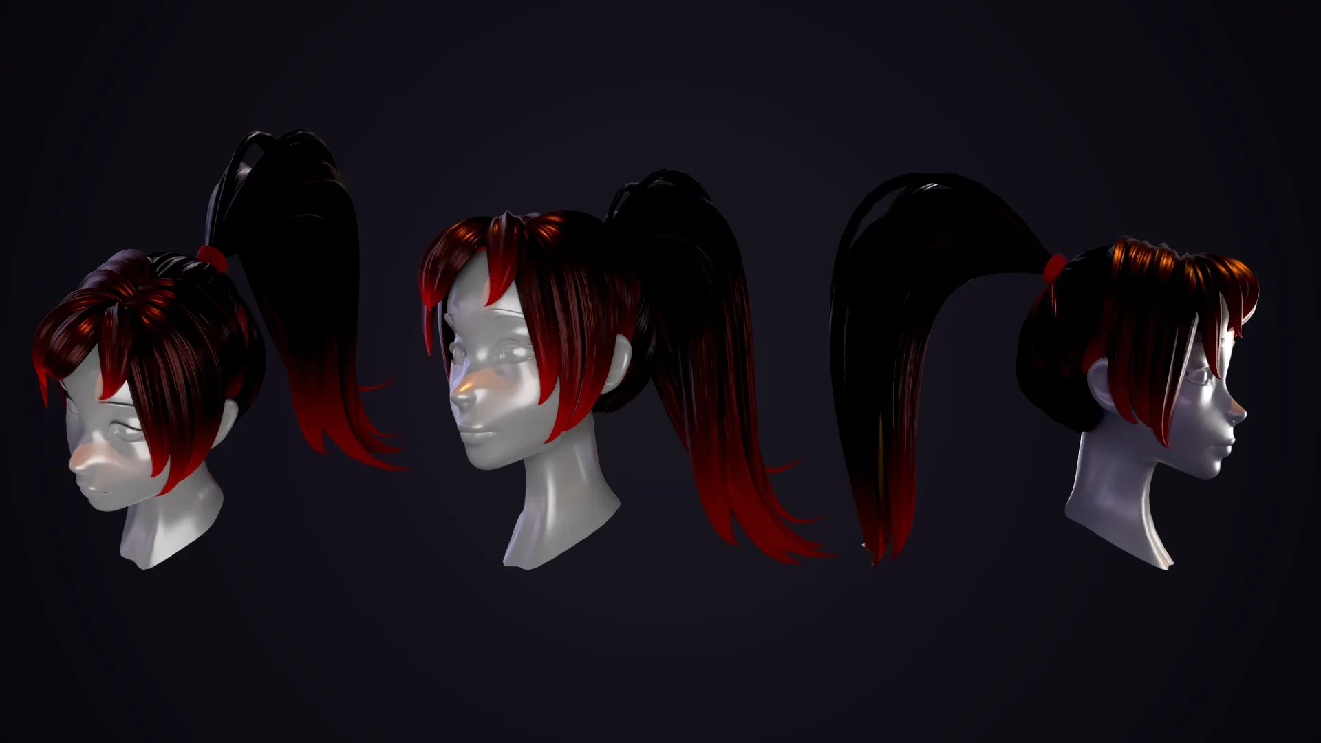 Hair Pack 10 Models