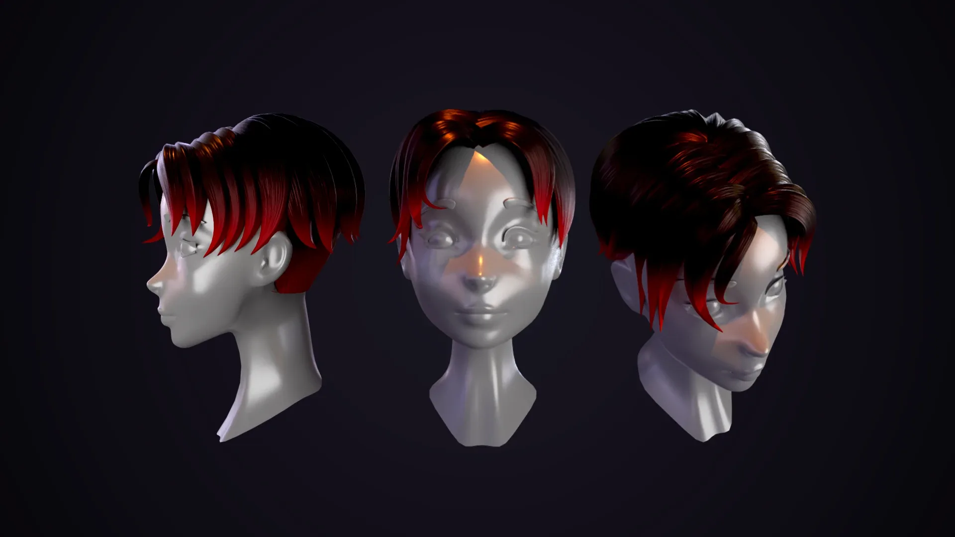 Hair Pack 10 Models