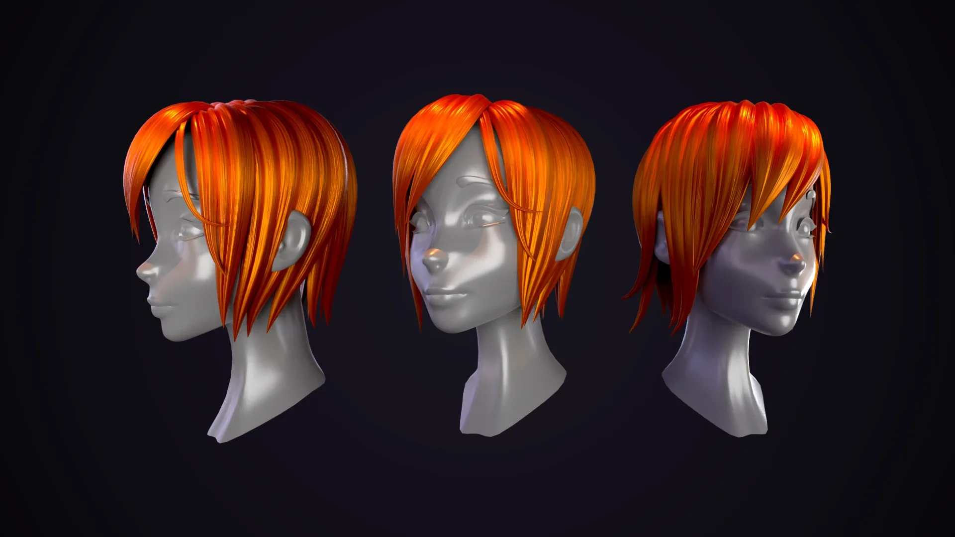 Hair Pack 10 Models