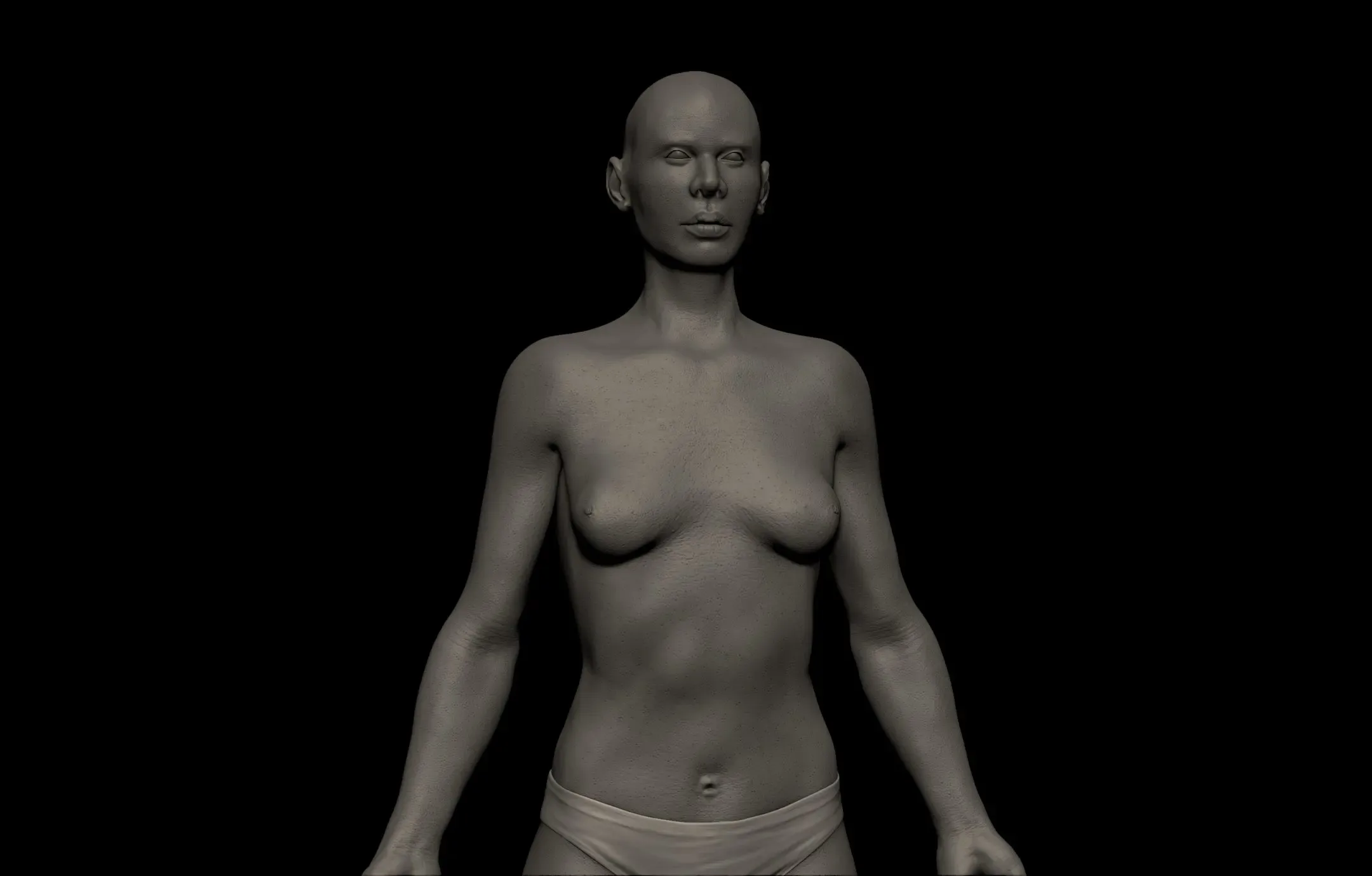 HD Female Complete Human 3D Anatomy Model