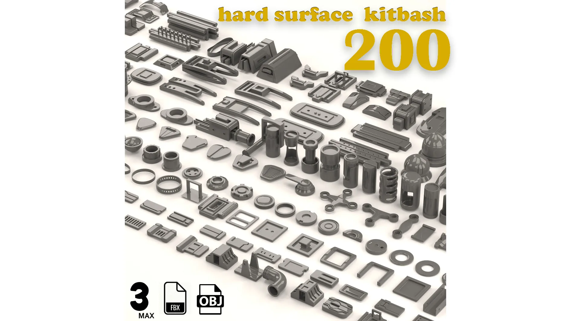 Sci-fi & Hard Surface Kitbash