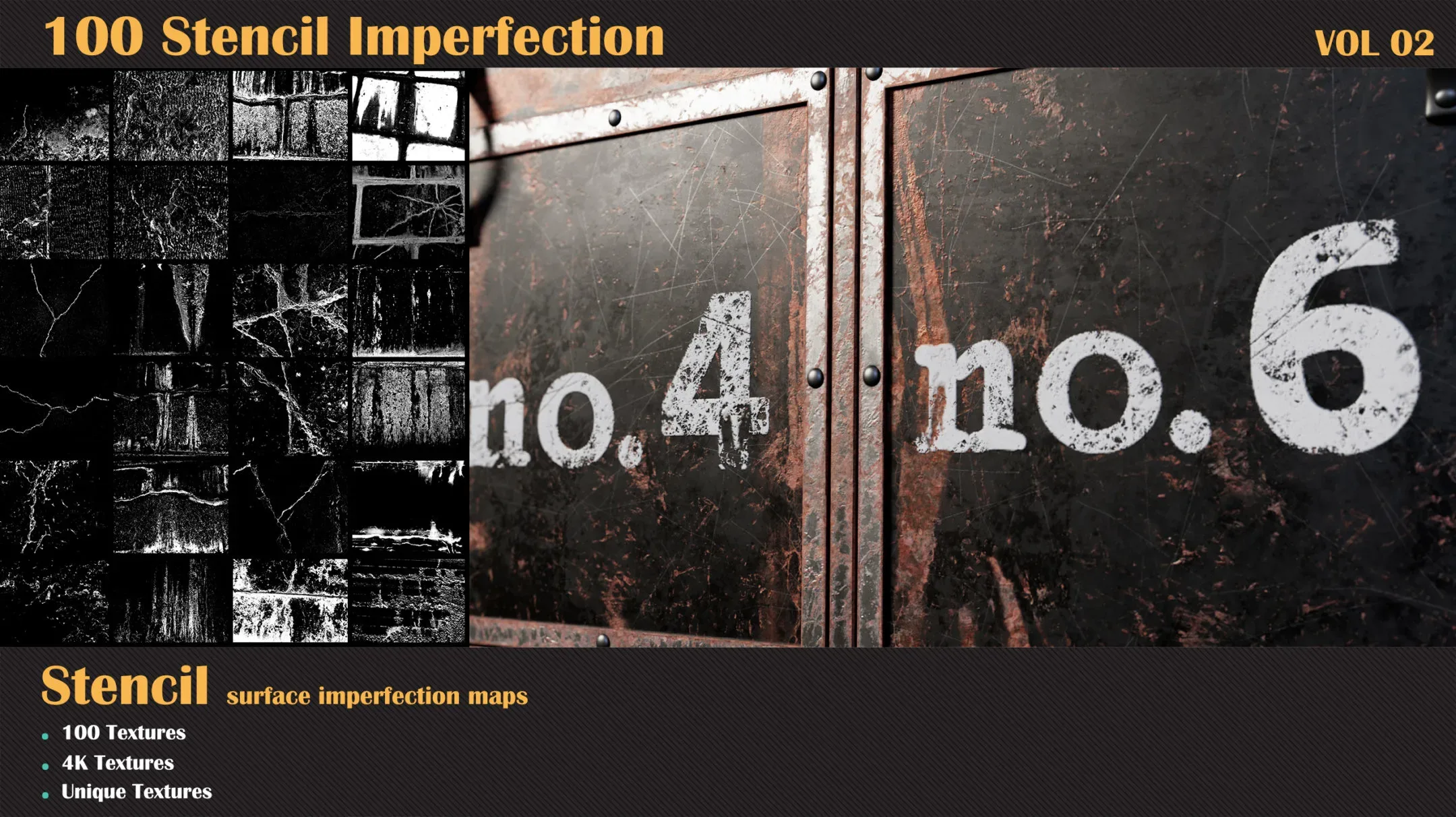 100 Stencil Imperfection - VOL 02