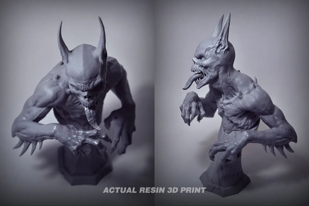 ManBat Statue