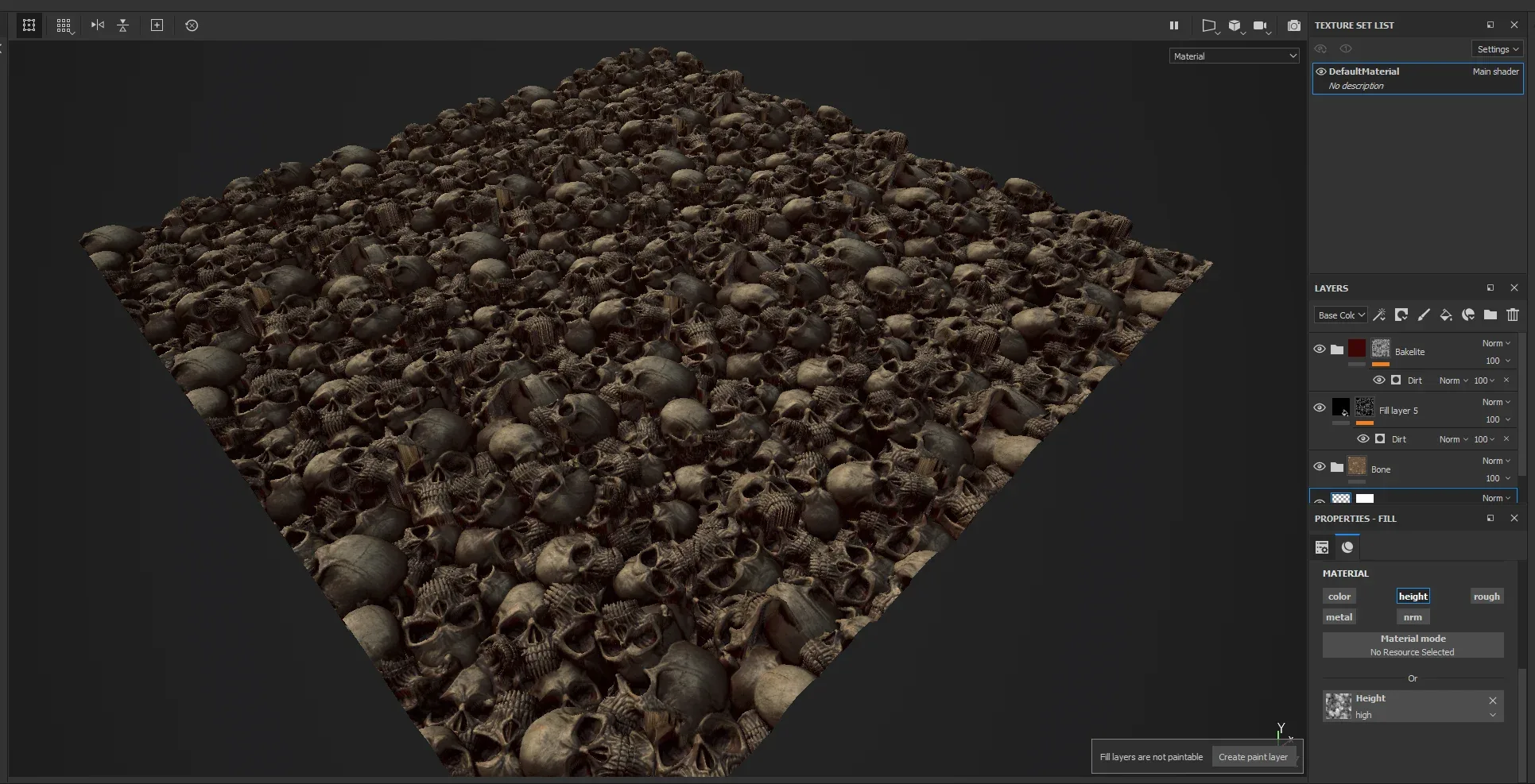 Pile of Skulls Materials