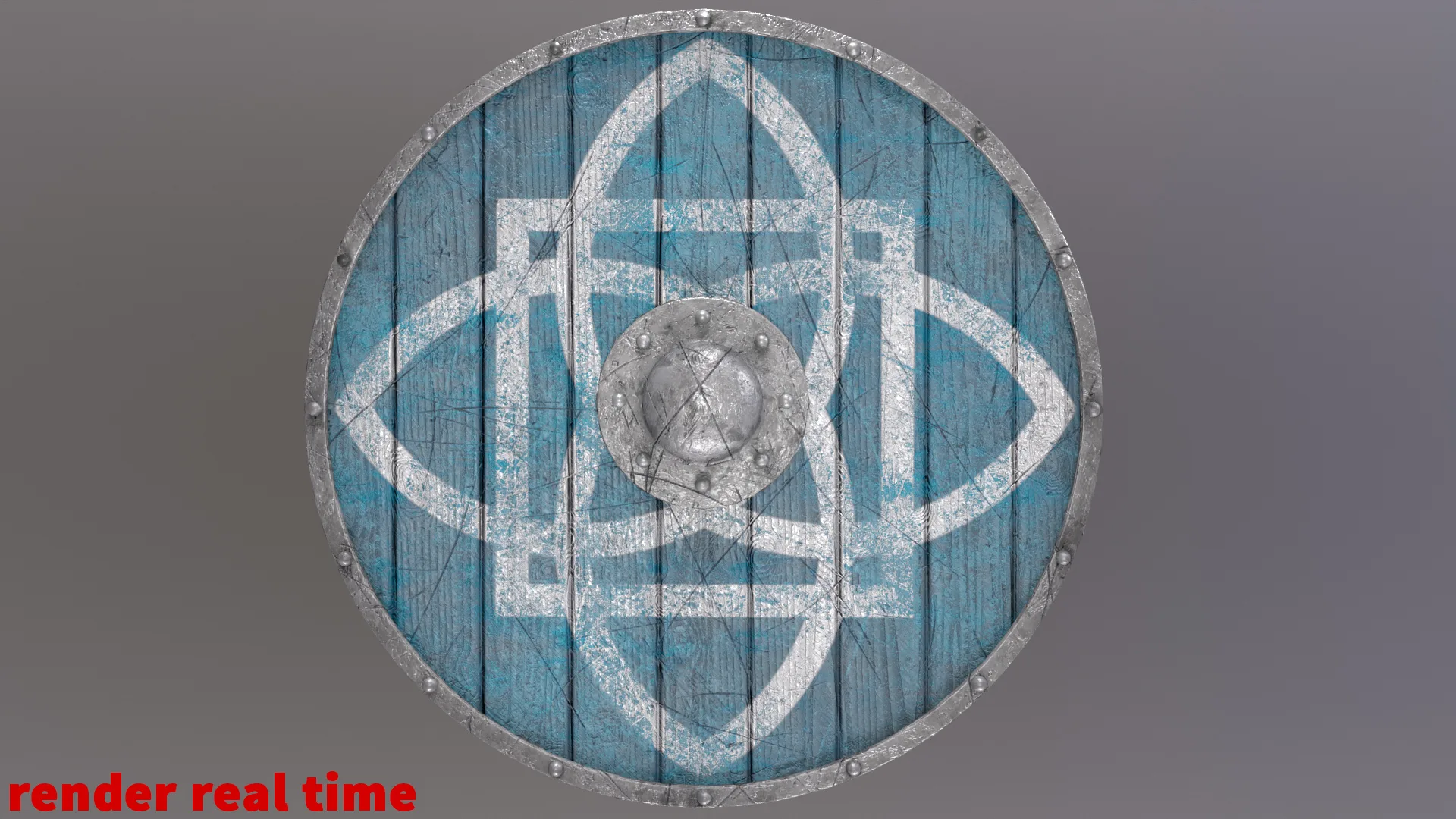 10 Viking Shields 4k PBR