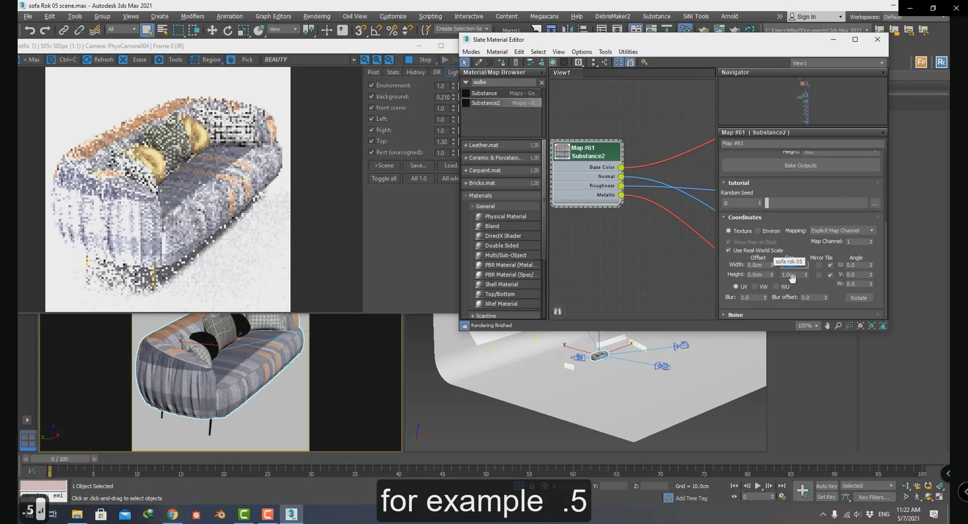 How to Create Fabric Material in Substance Designer