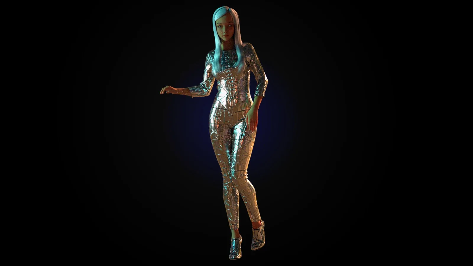 GENESIS 8 FEMALE: Fairy set | CLO3D| MD PROJECT: +OBJ+ | GLB+FBX