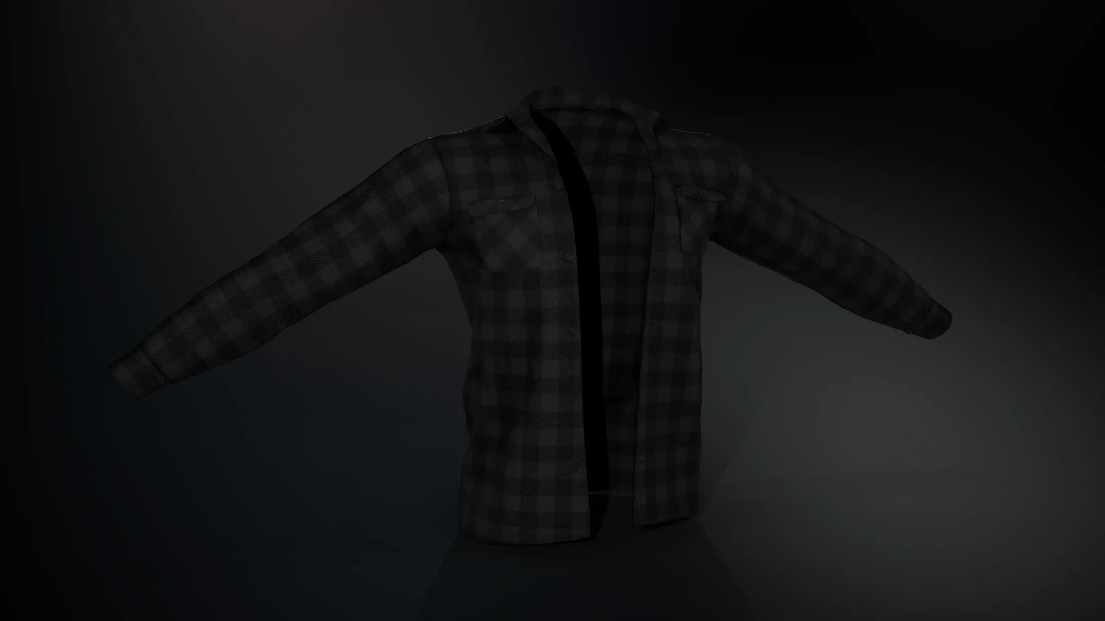 Black Flannel Shirt
