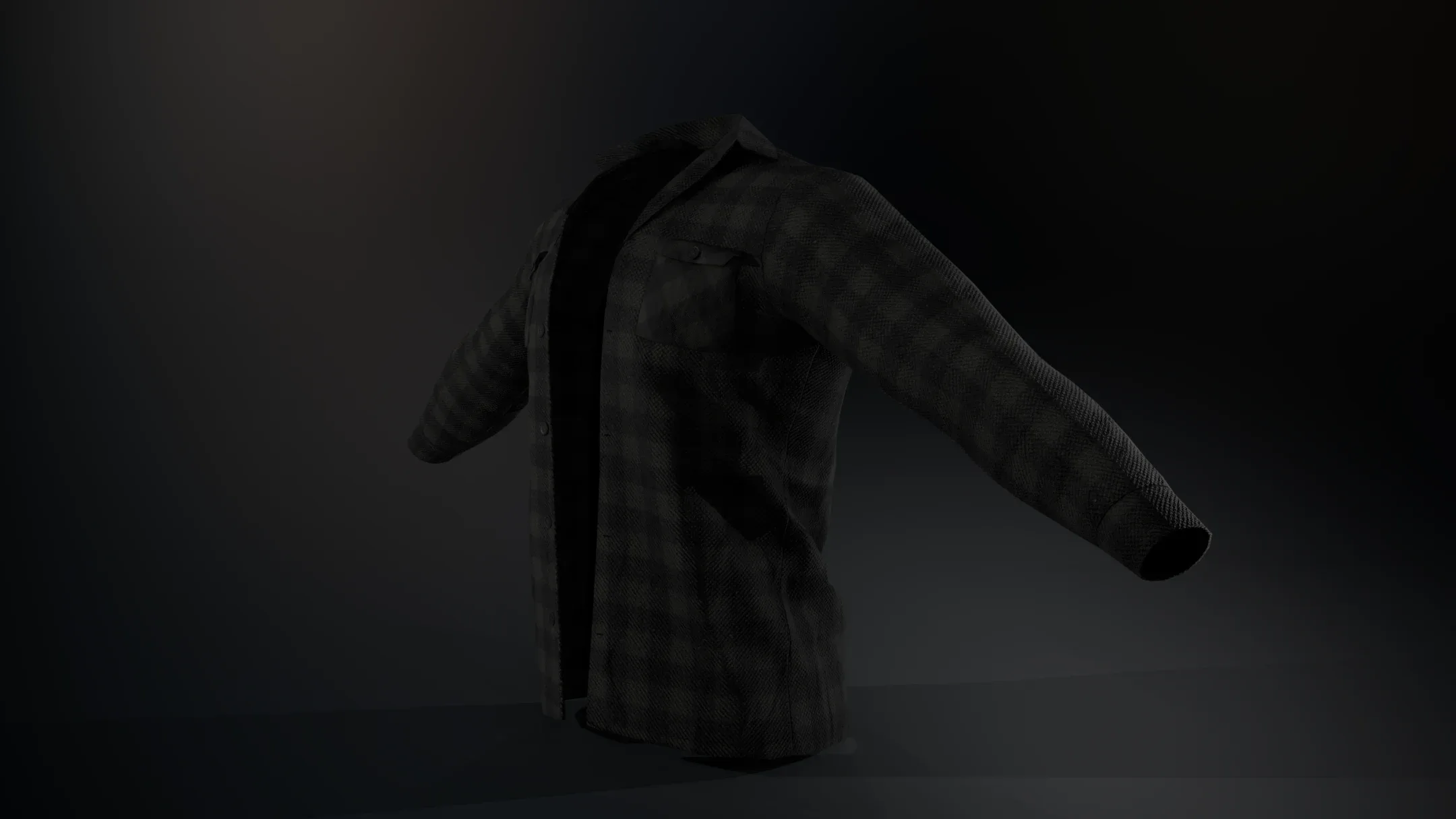 Black Flannel Shirt