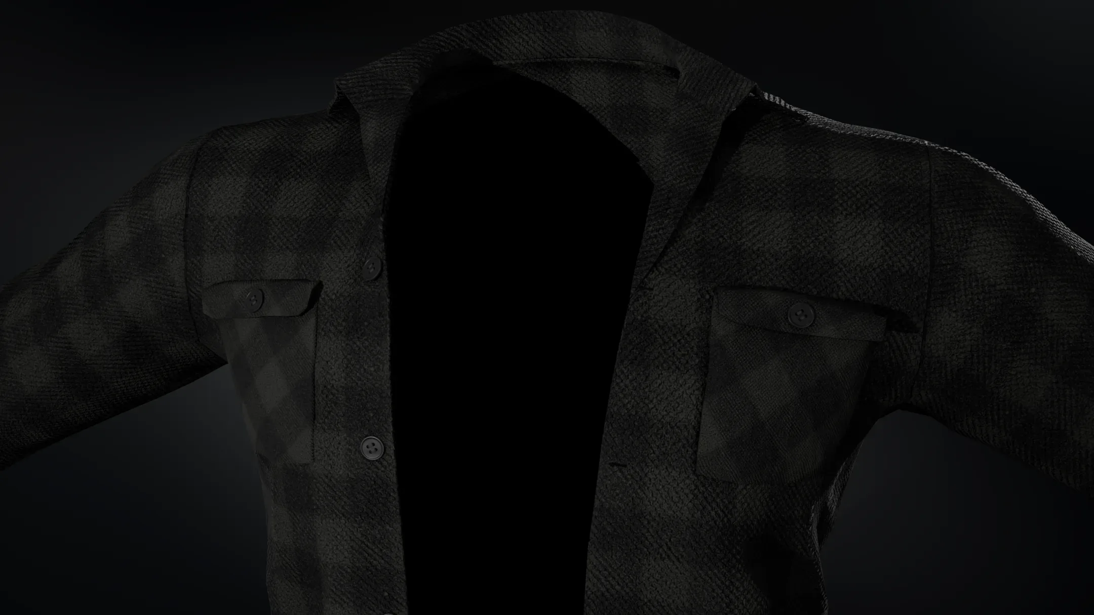 Black Flannel Shirt