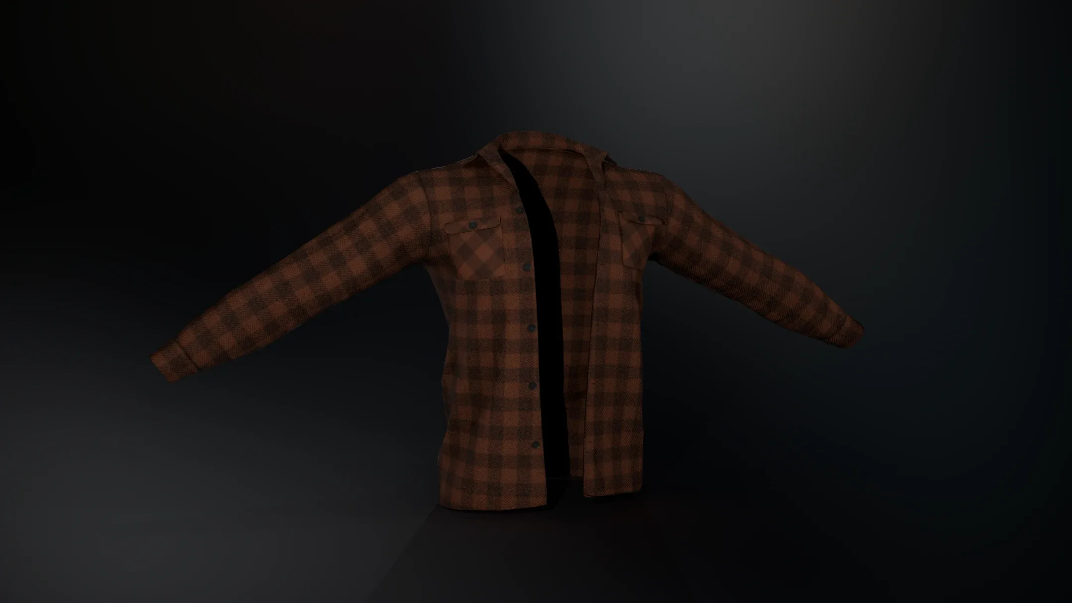 Brown Flannel Shirt