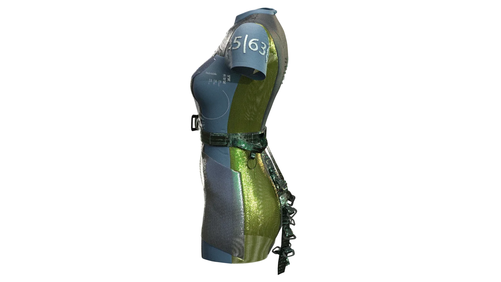 GENESIS 8 FEMALE: SPACE SCIFI DRESS | CLO3D| MD PROJECT: +OBJ +FBX