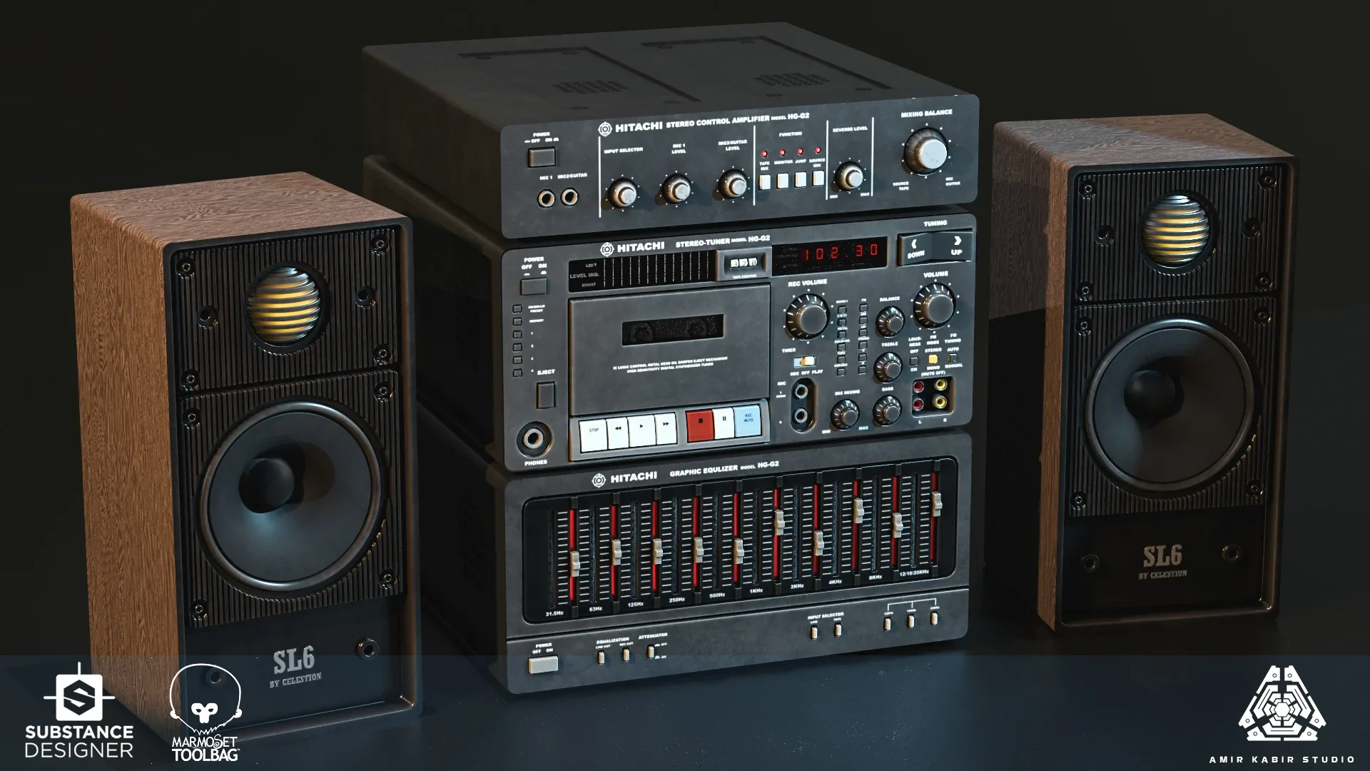 Creating a Stereo System in Substance Designer