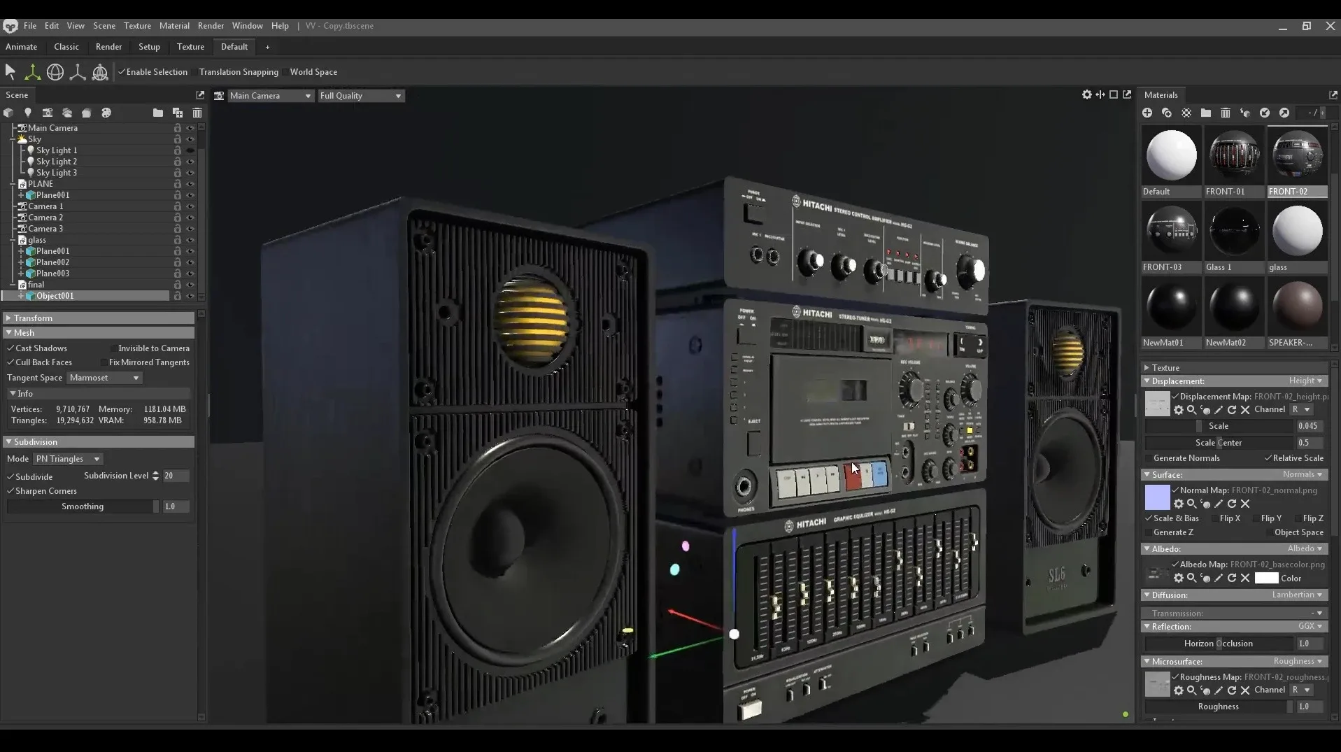 Creating a Stereo System in Substance Designer