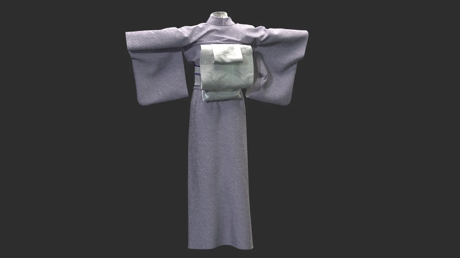 GENESIS 8 FEMALE: realistic kimono SET| CLO3D| MARVELOUS DESIGNER PROJECT +OBJ+GARMENT+FBX