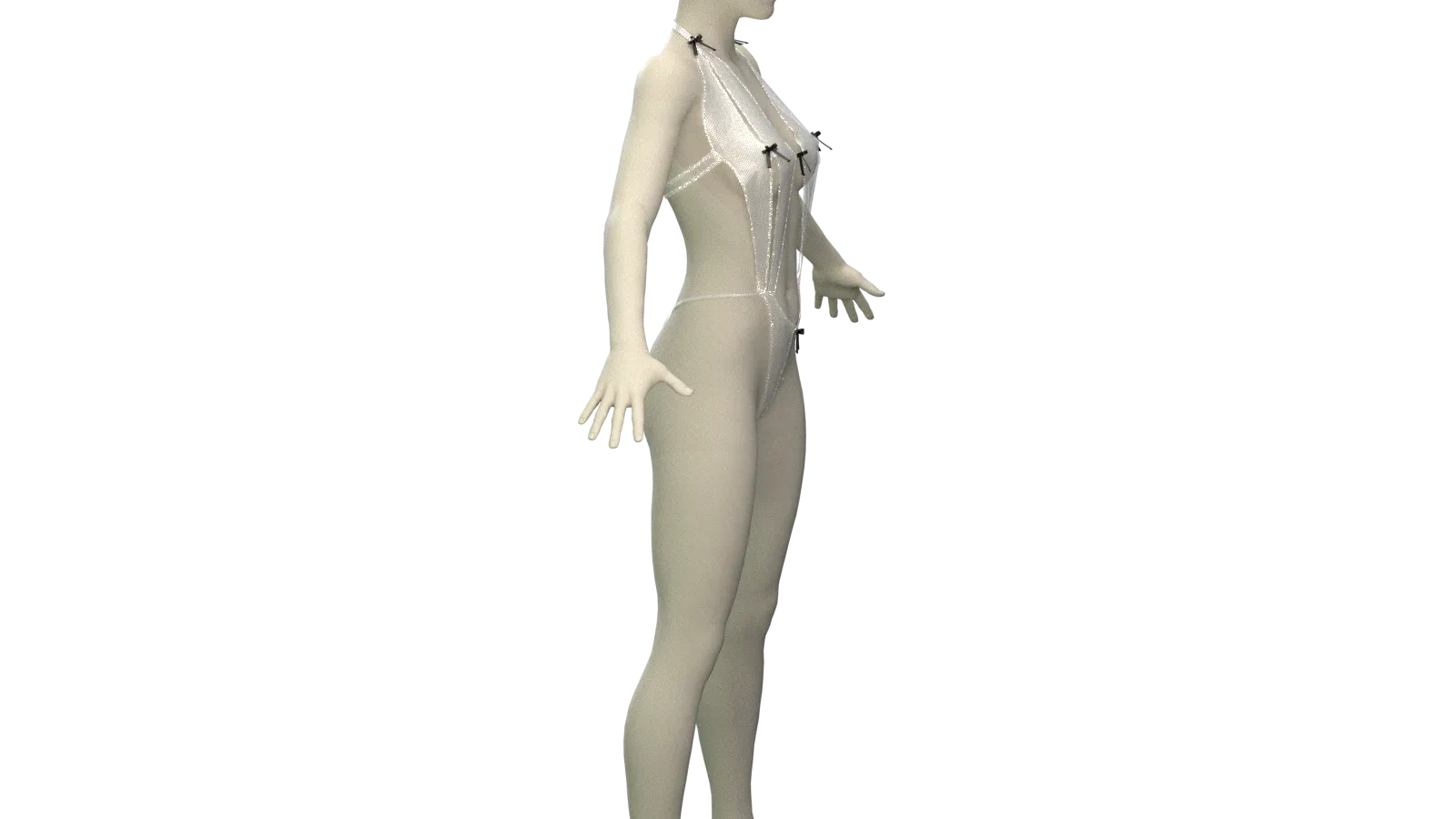 GENESIS 8 FEMALE: LINGERIE SET| CLO3D| MARVELOUS DESIGNER PROJECT +OBJ+FBX