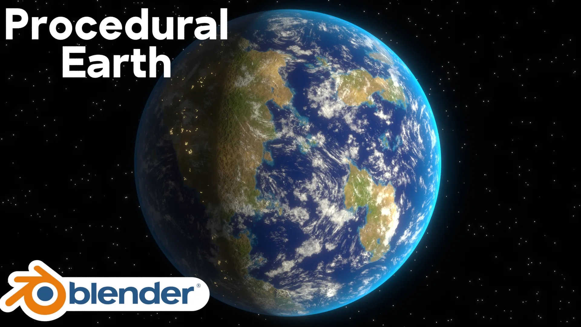 Completely Procedural Earth (Blender)