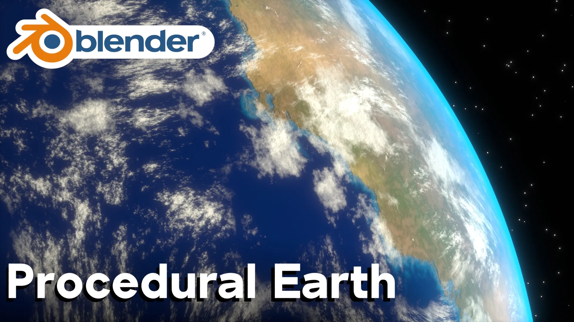Completely Procedural Earth (Blender)