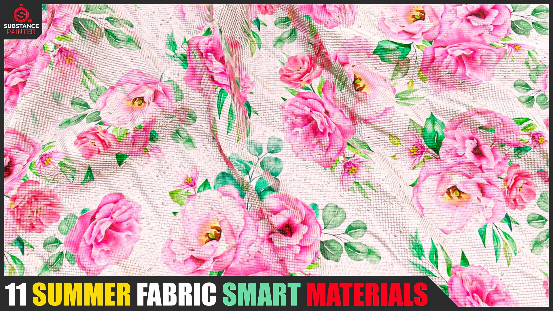 11 Summer Fabric Smart Materials (Substance Painter)