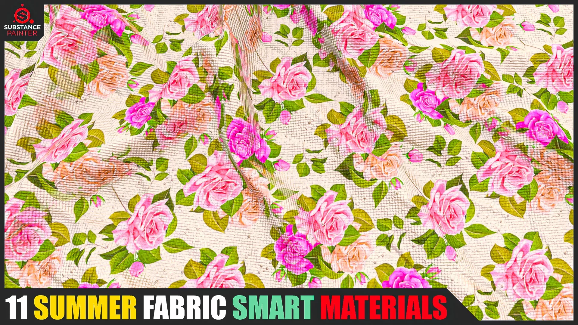 11 Summer Fabric Smart Materials (Substance Painter)