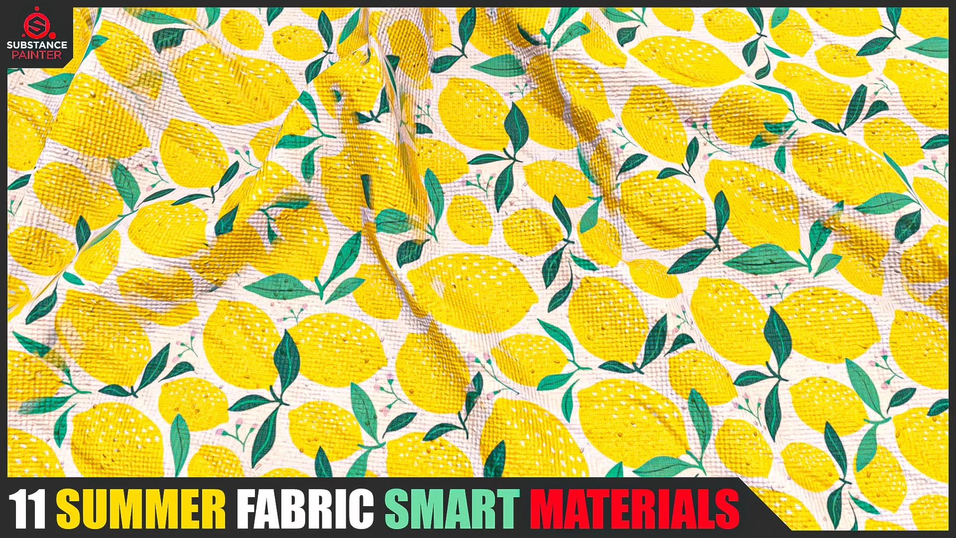 11 Summer Fabric Smart Materials (Substance Painter)